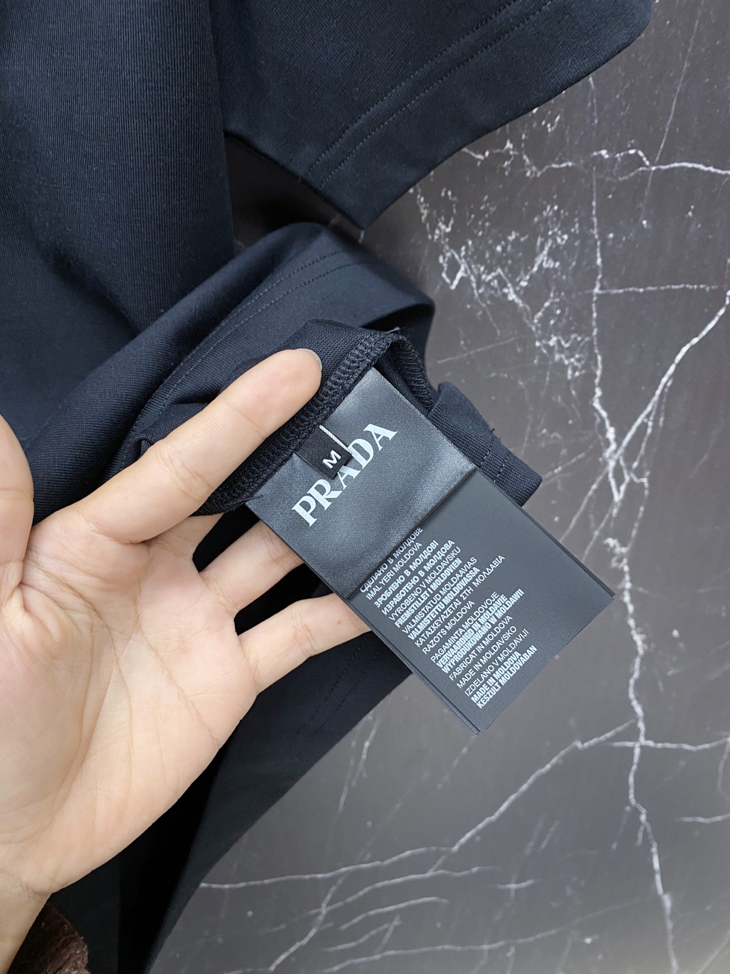 Prada Basic Clothing Cotton Black S-l-xxl