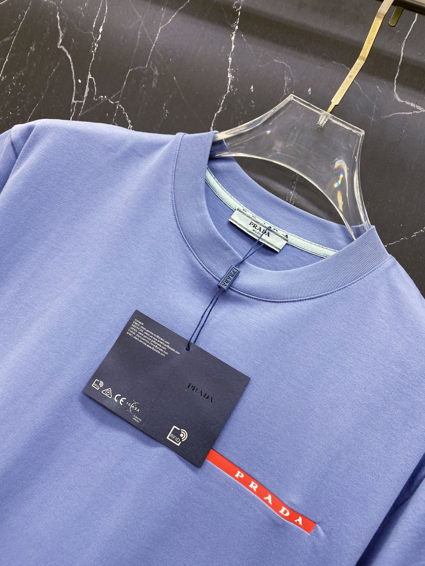 Prada Basic Clothing Cotton Black S-l-xxl