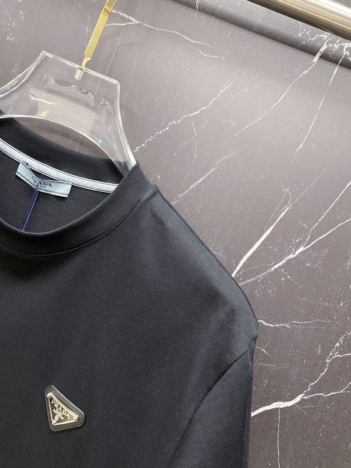 Prada Basic Clothing Cotton Black S-l-xxl