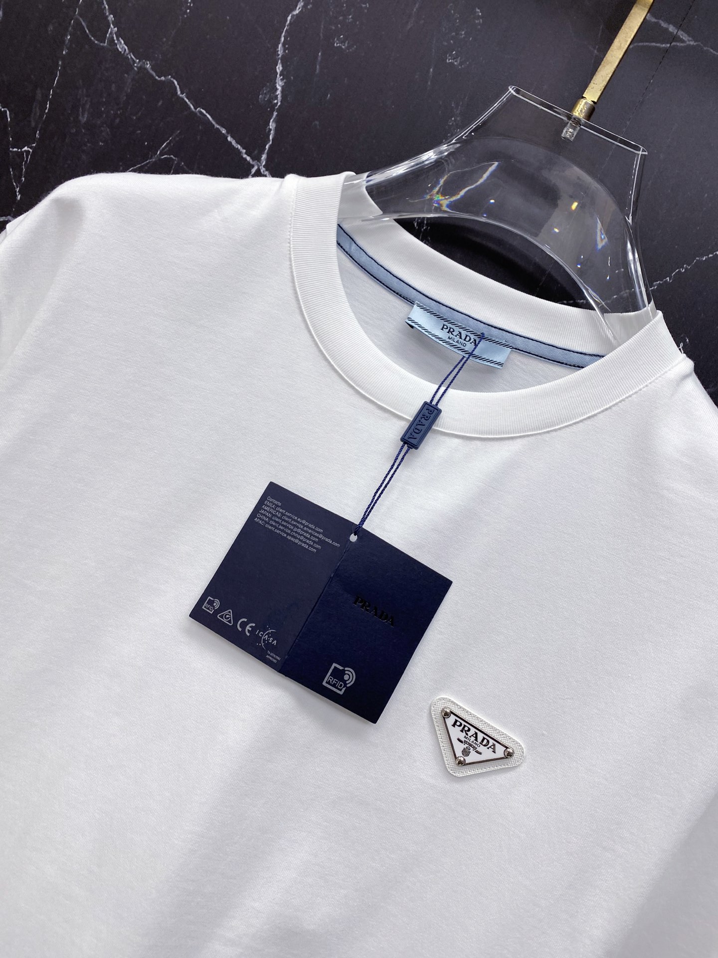 Prada Basic Clothing Cotton Black S-l-xxl