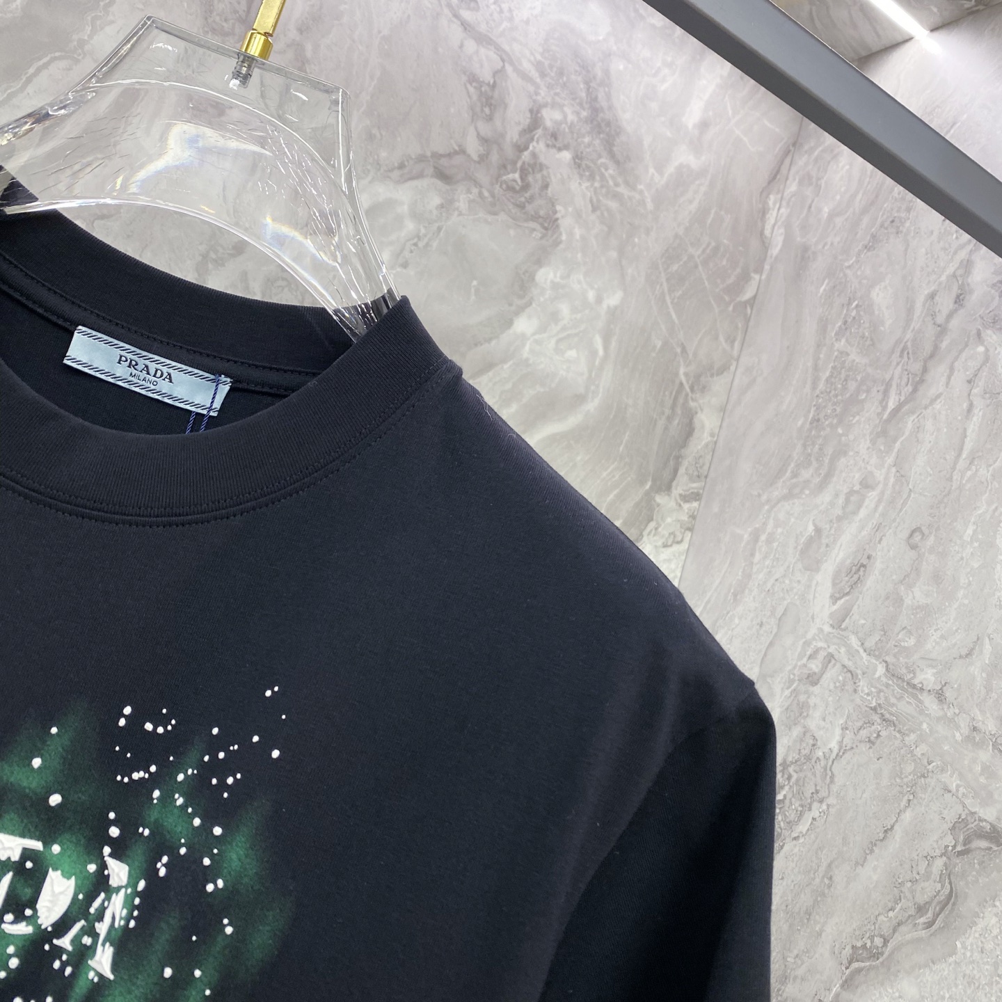 Prada Basic Clothing Cotton Black S-l-xxl