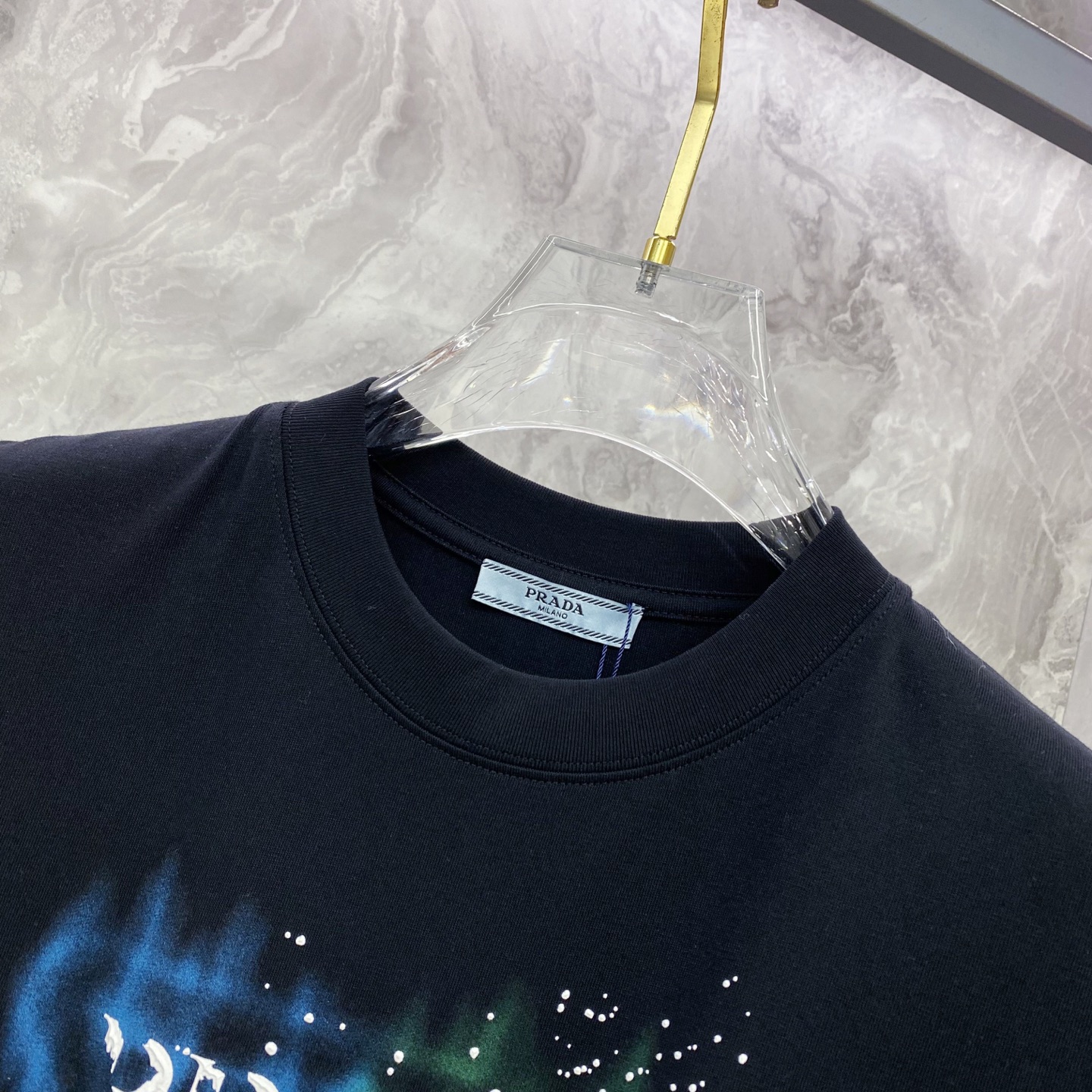 Prada Basic Clothing Cotton Black S-l-xxl