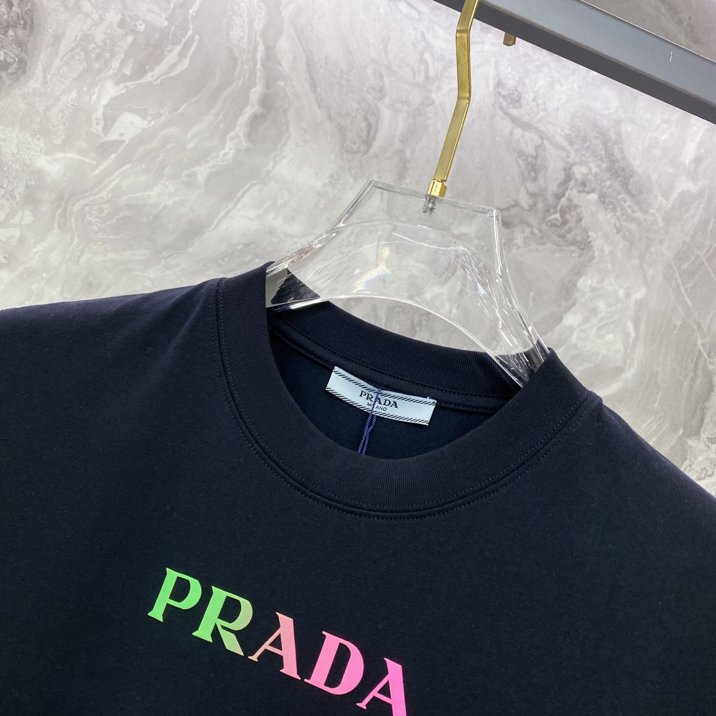 Prada Basic Clothing Cotton Black S-l-xxl