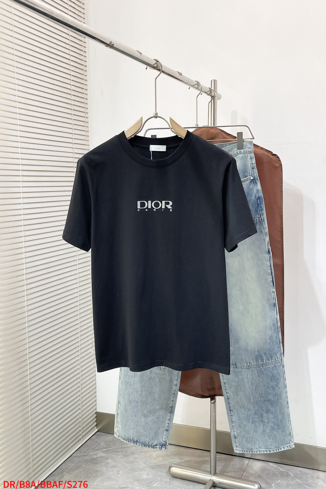 Dior Basic Clothing Black Loose Fit S-l-xl