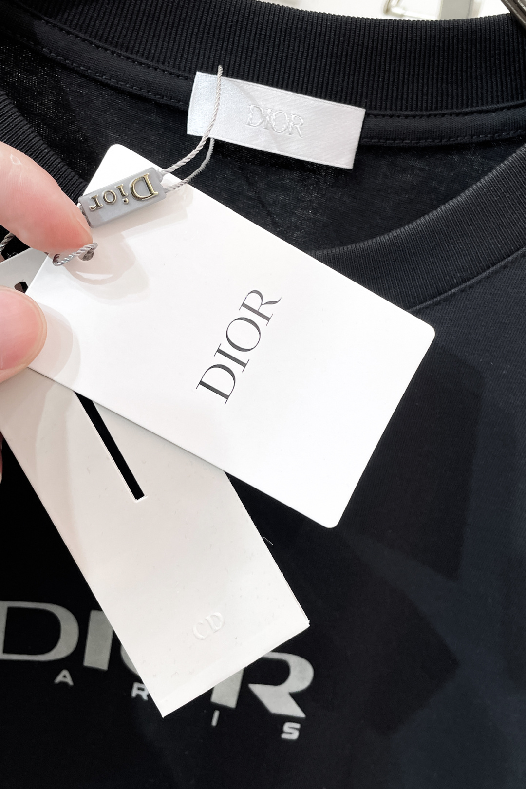 Dior Basic Clothing Black Loose Fit S-l-xl