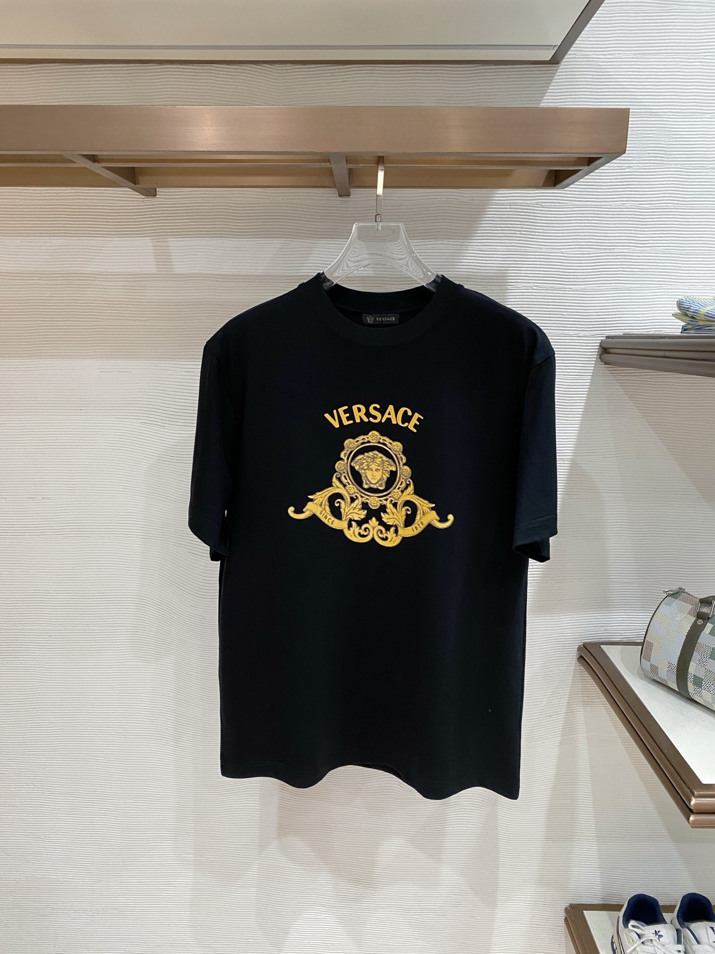 Versace Basic Clothing Cotton Black S-l-xxl