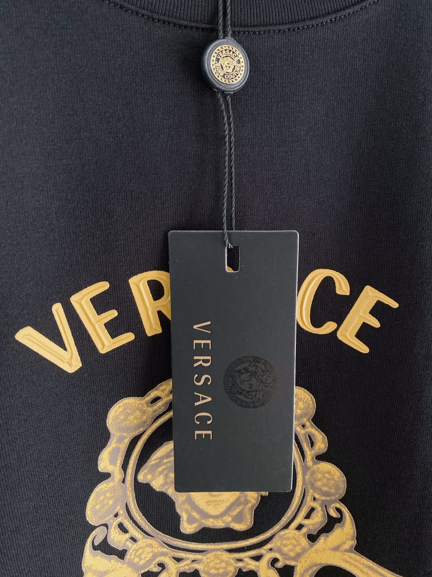 Versace Basic Clothing Cotton Black S-l-xxl