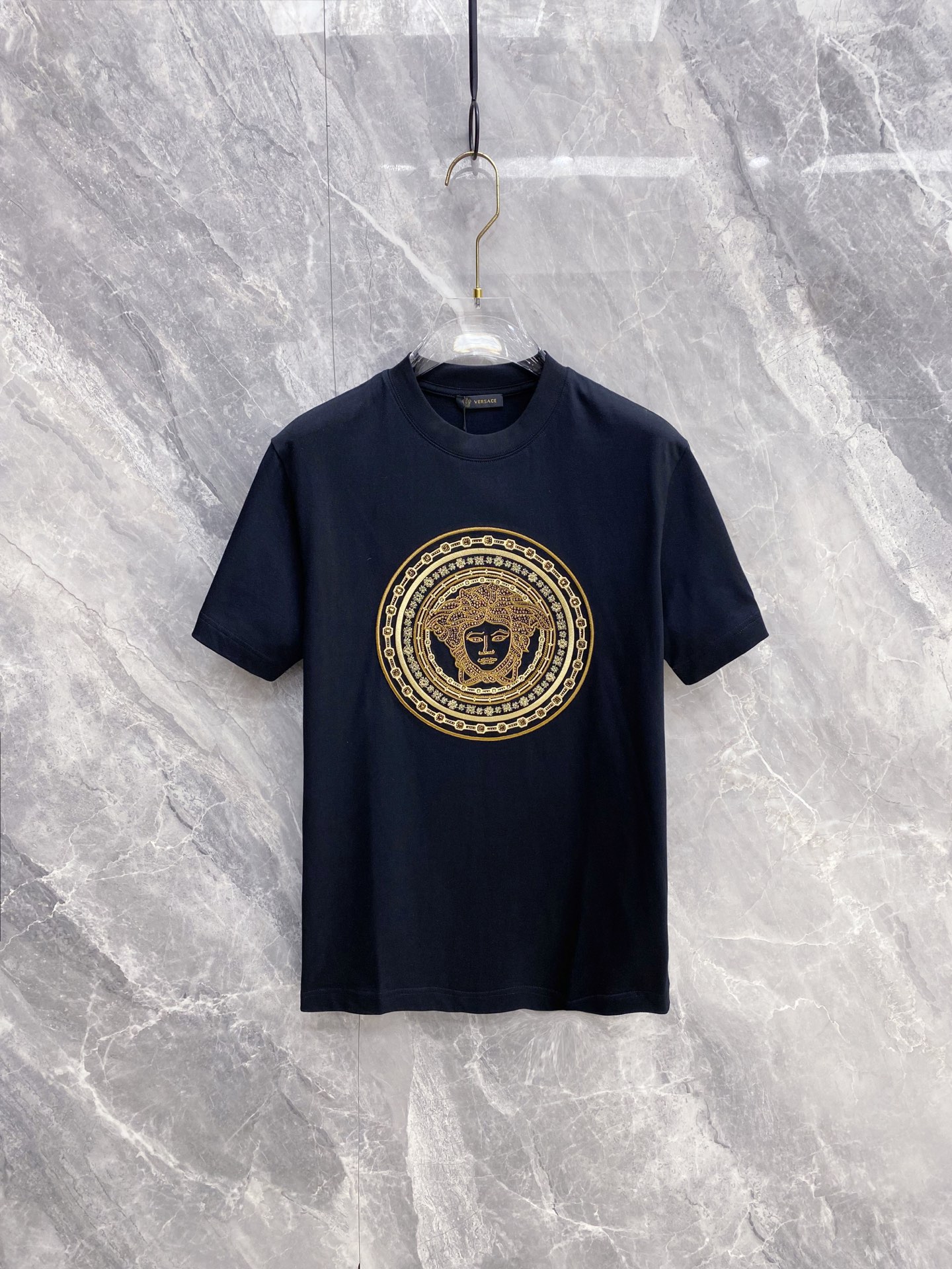 Versace Basic Clothing Cotton Black S-l-xxl