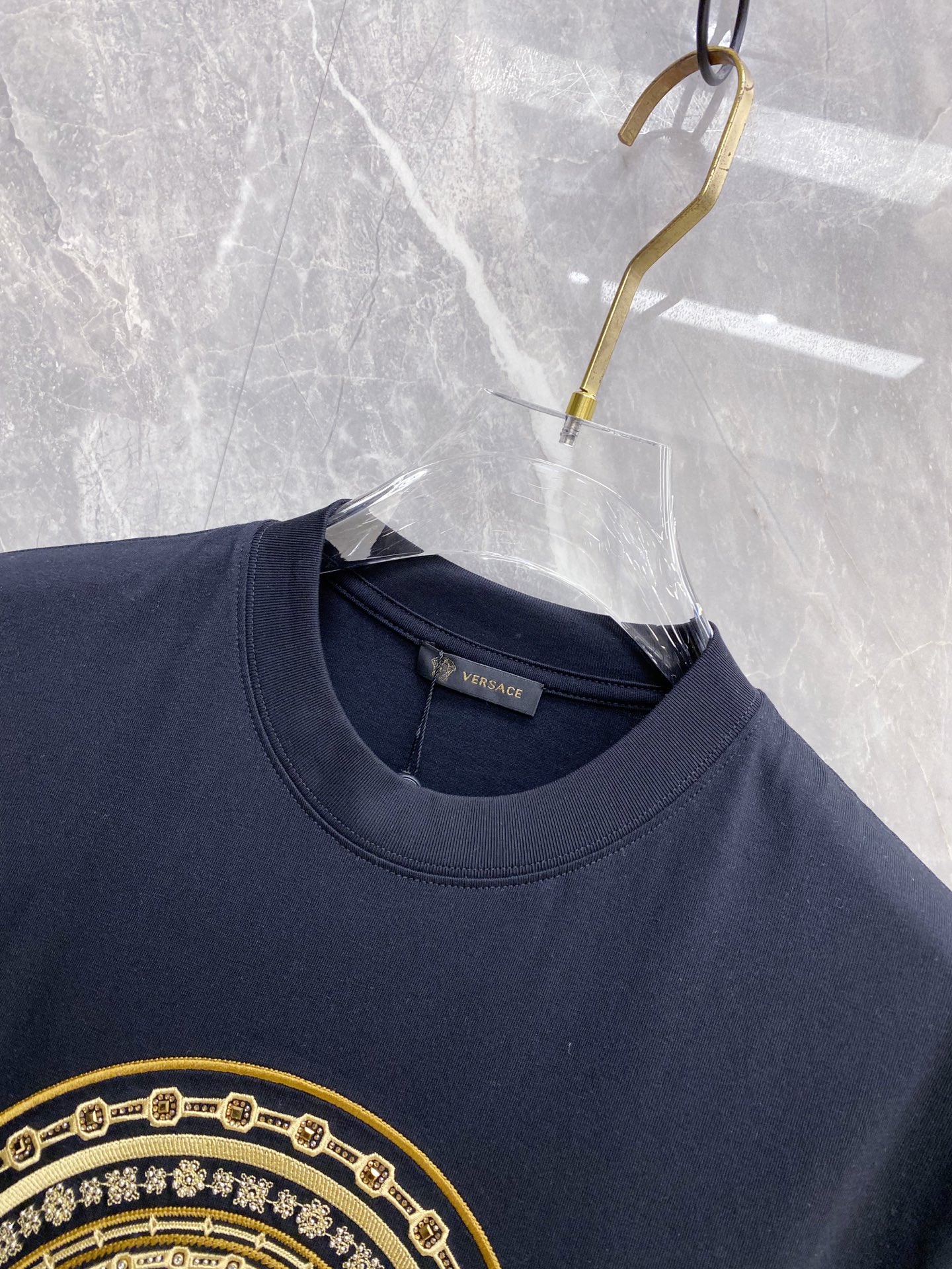 Versace Basic Clothing Cotton Black S-l-xxl