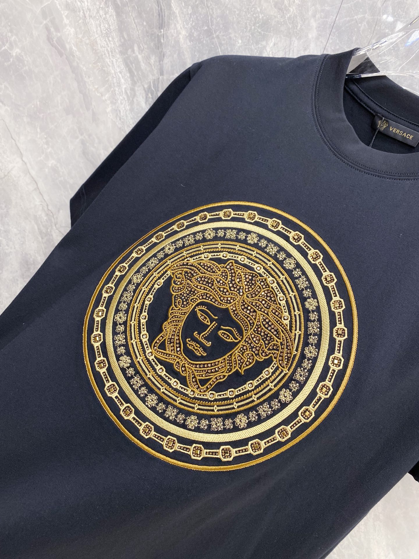 Versace Basic Clothing Cotton Black S-l-xxl