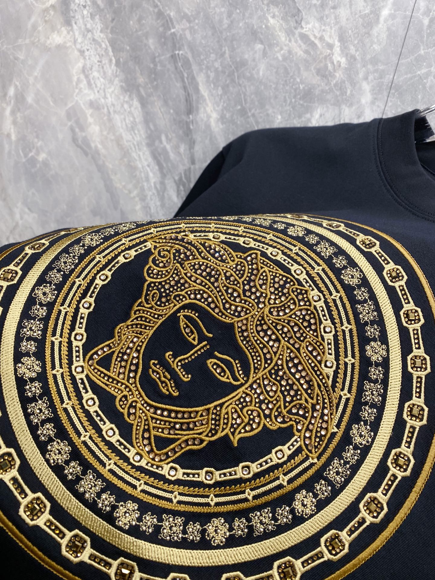 Versace Basic Clothing Cotton Black S-l-xxl