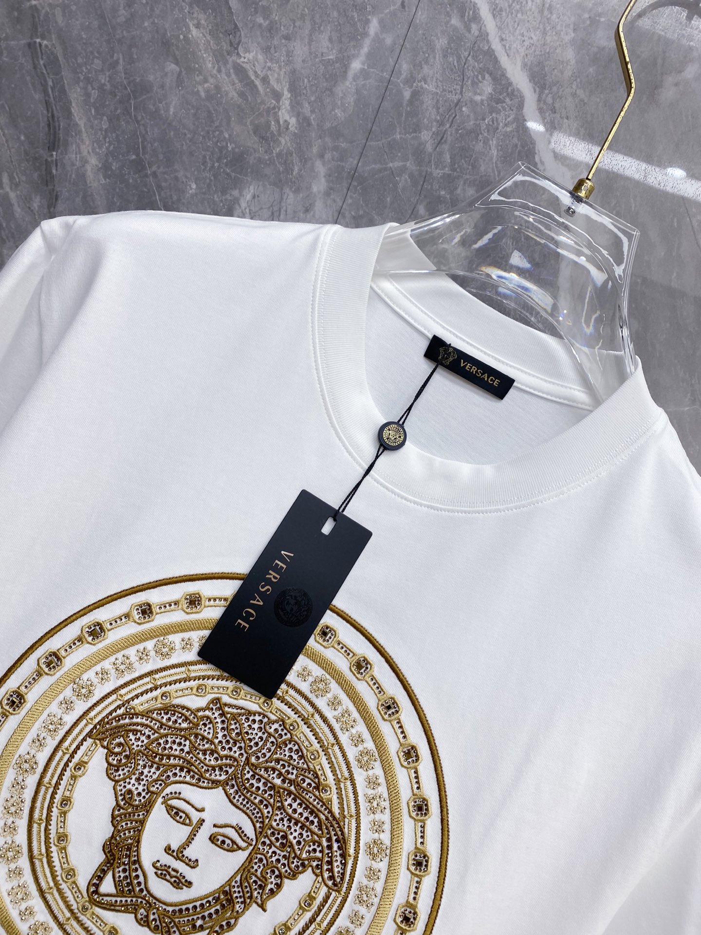 Versace Basic Clothing Cotton Black S-l-xxl