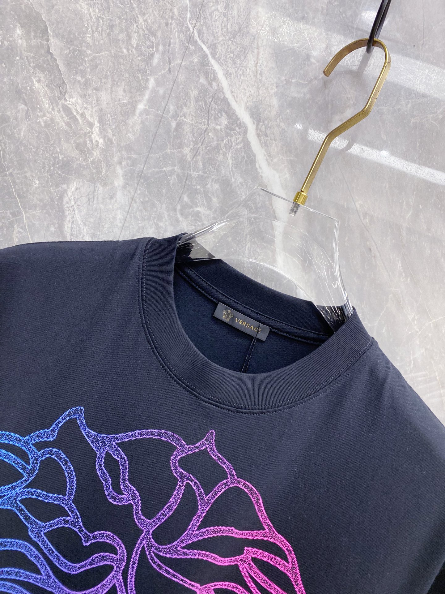 Versace Basic Clothing Cotton Black S-l-xxl