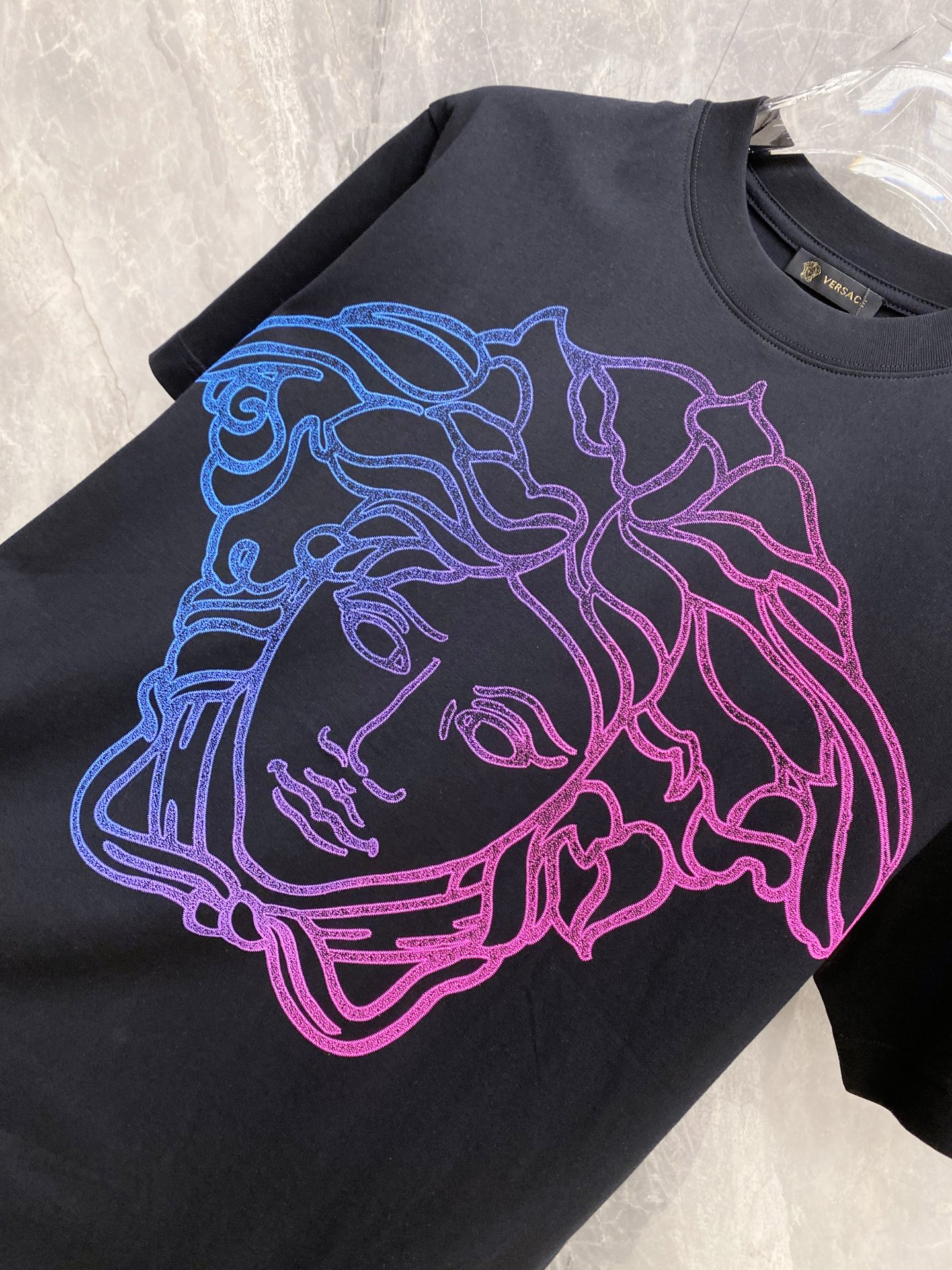 Versace Basic Clothing Cotton Black S-l-xxl