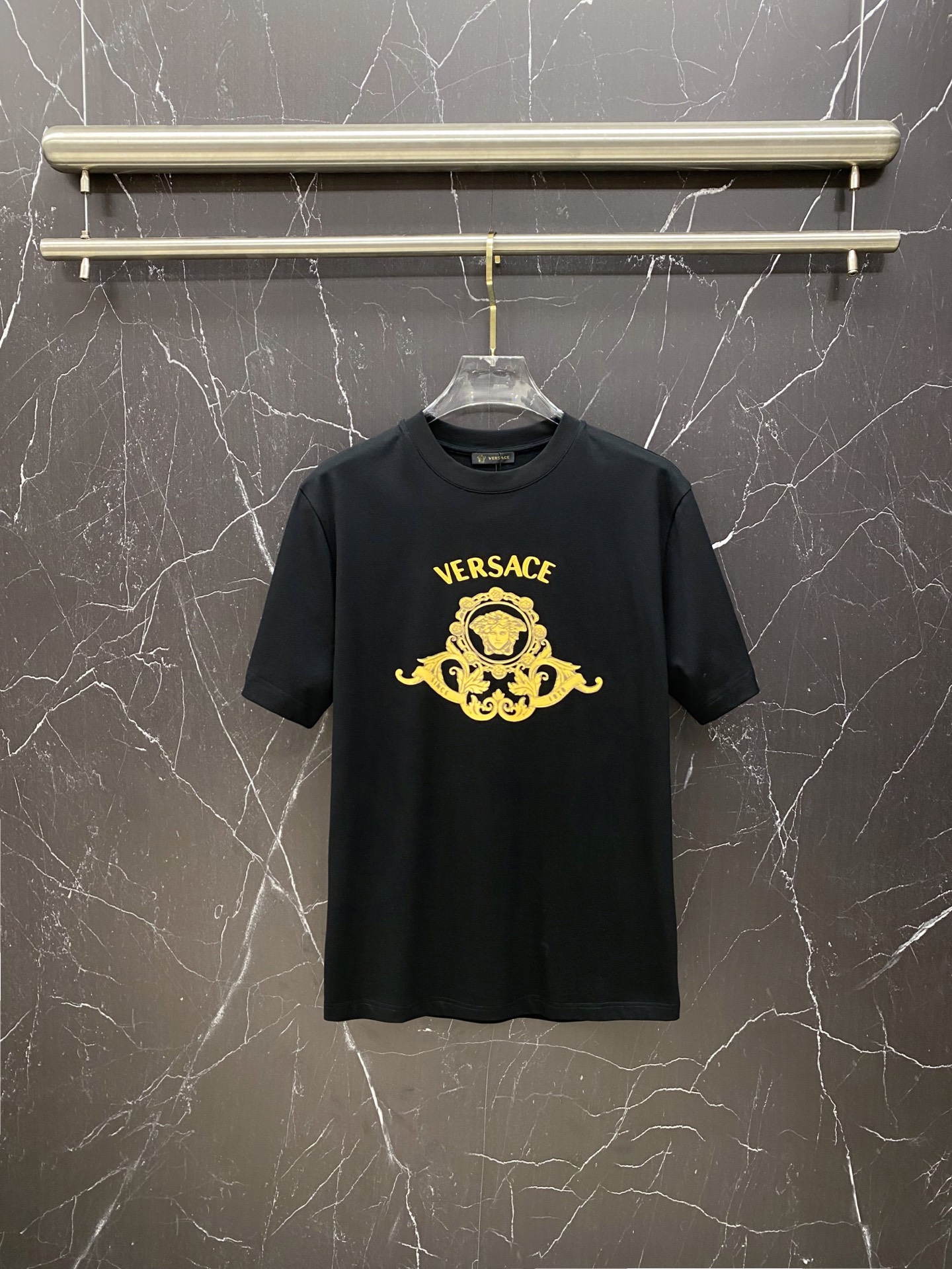 Versace Basic Clothing Cotton Black S-l-xxl