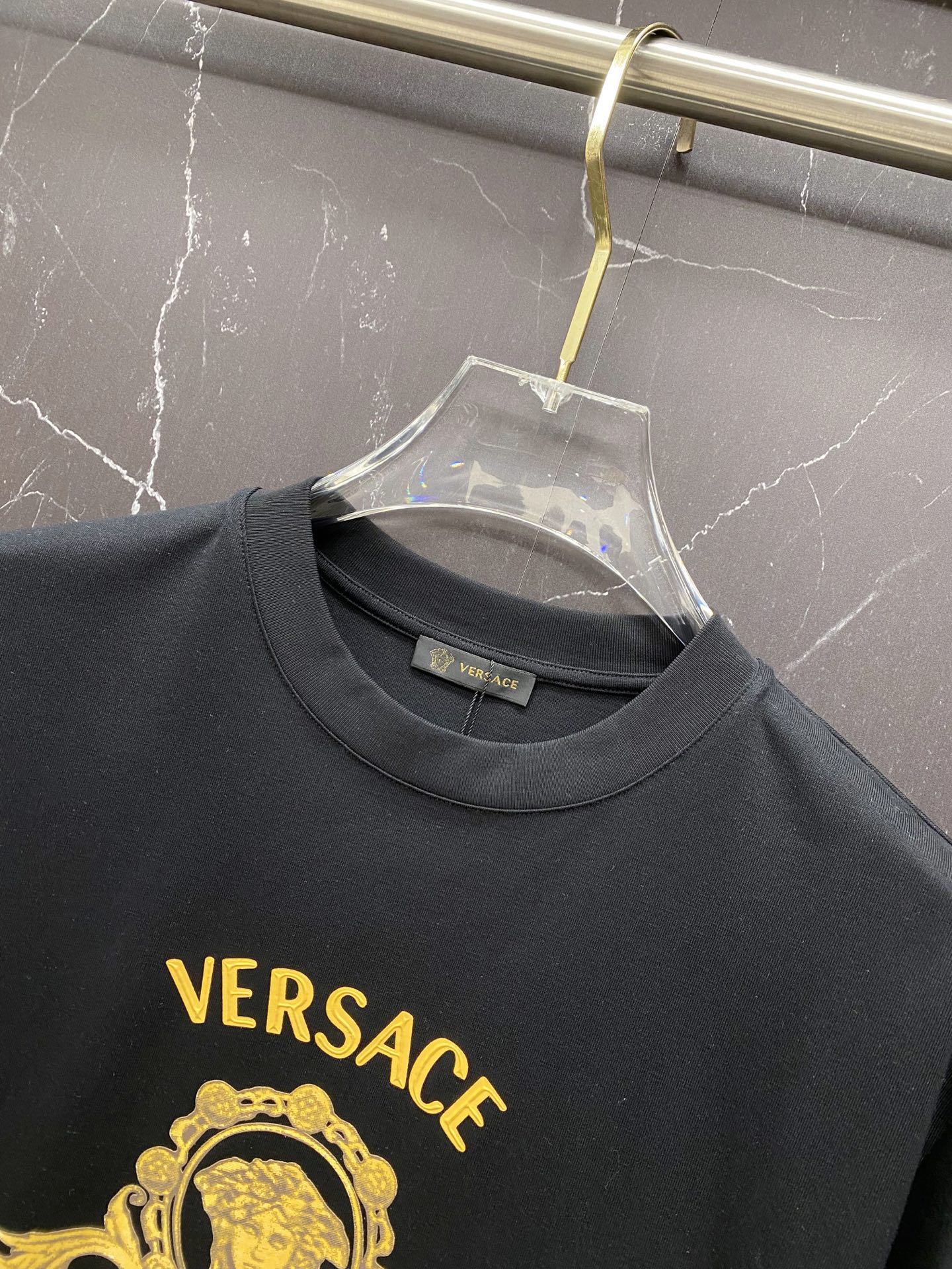 Versace Basic Clothing Cotton Black S-l-xxl