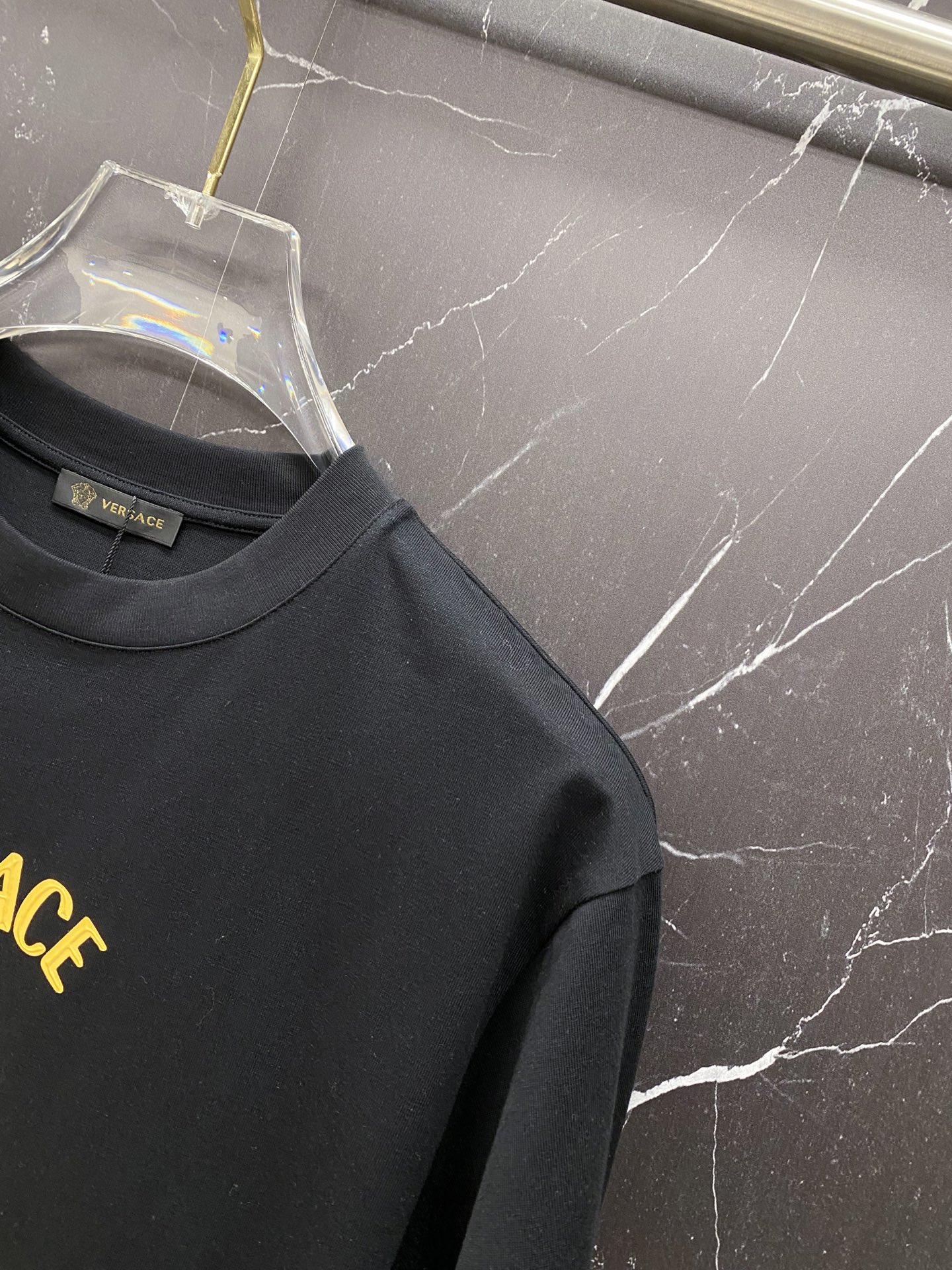 Versace Basic Clothing Cotton Black S-l-xxl