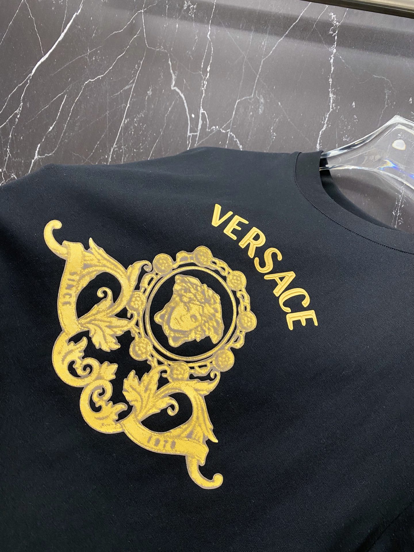 Versace Basic Clothing Cotton Black S-l-xxl