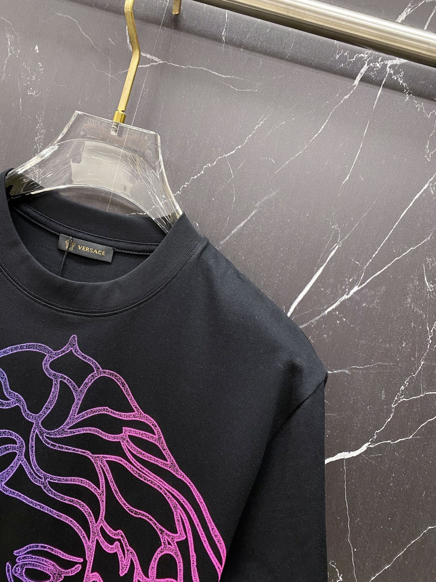 Versace Basic Clothing Cotton Black S-l-xxl