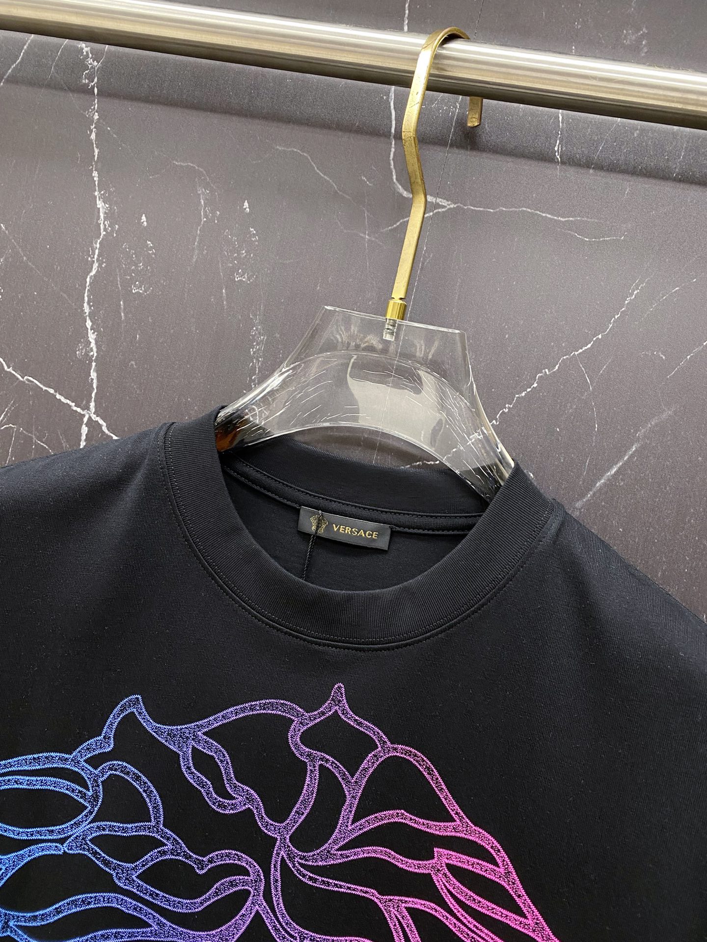 Versace Basic Clothing Cotton Black S-l-xxl