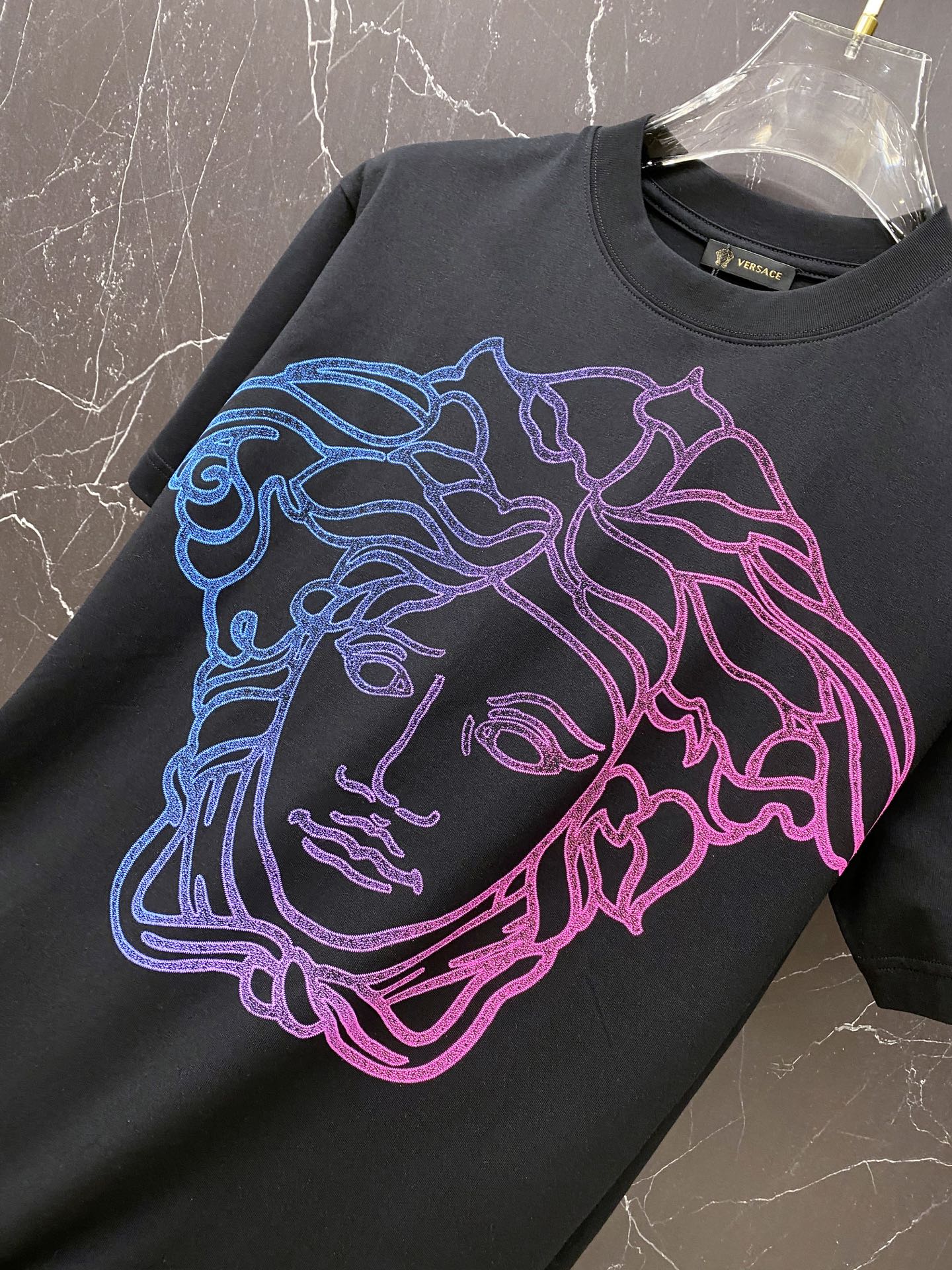 Versace Basic Clothing Cotton Black S-l-xxl