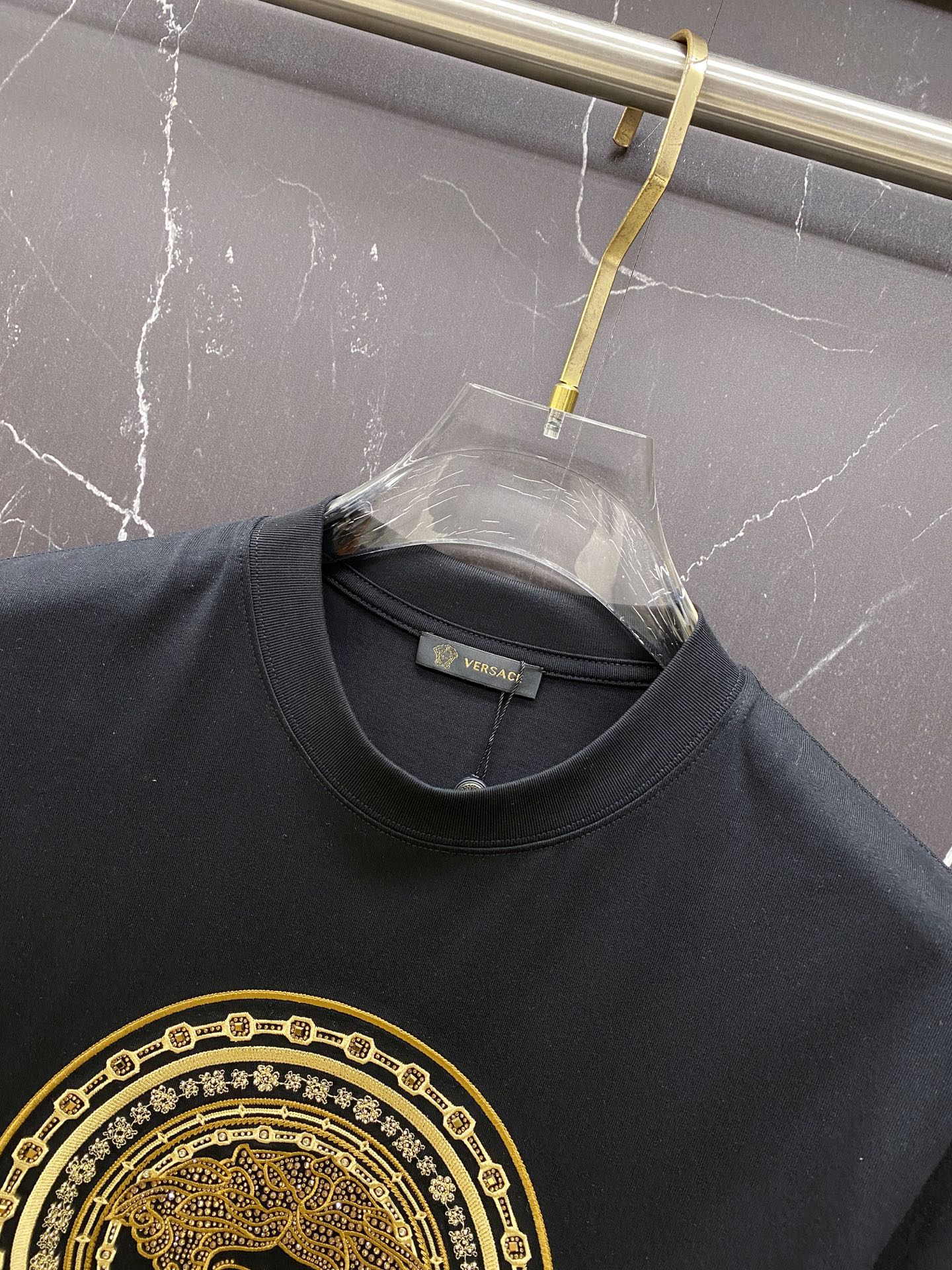 Versace Basic Clothing Cotton Black S-l-xxl