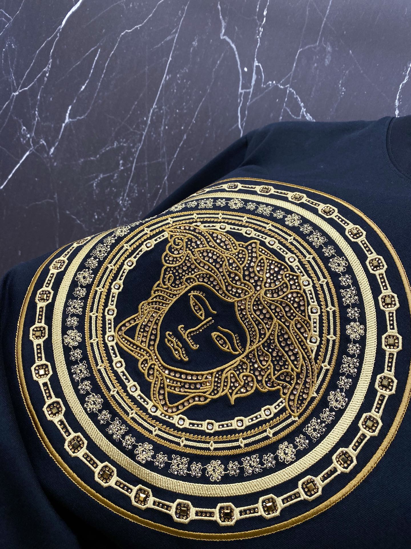 Versace Basic Clothing Cotton Black S-l-xxl