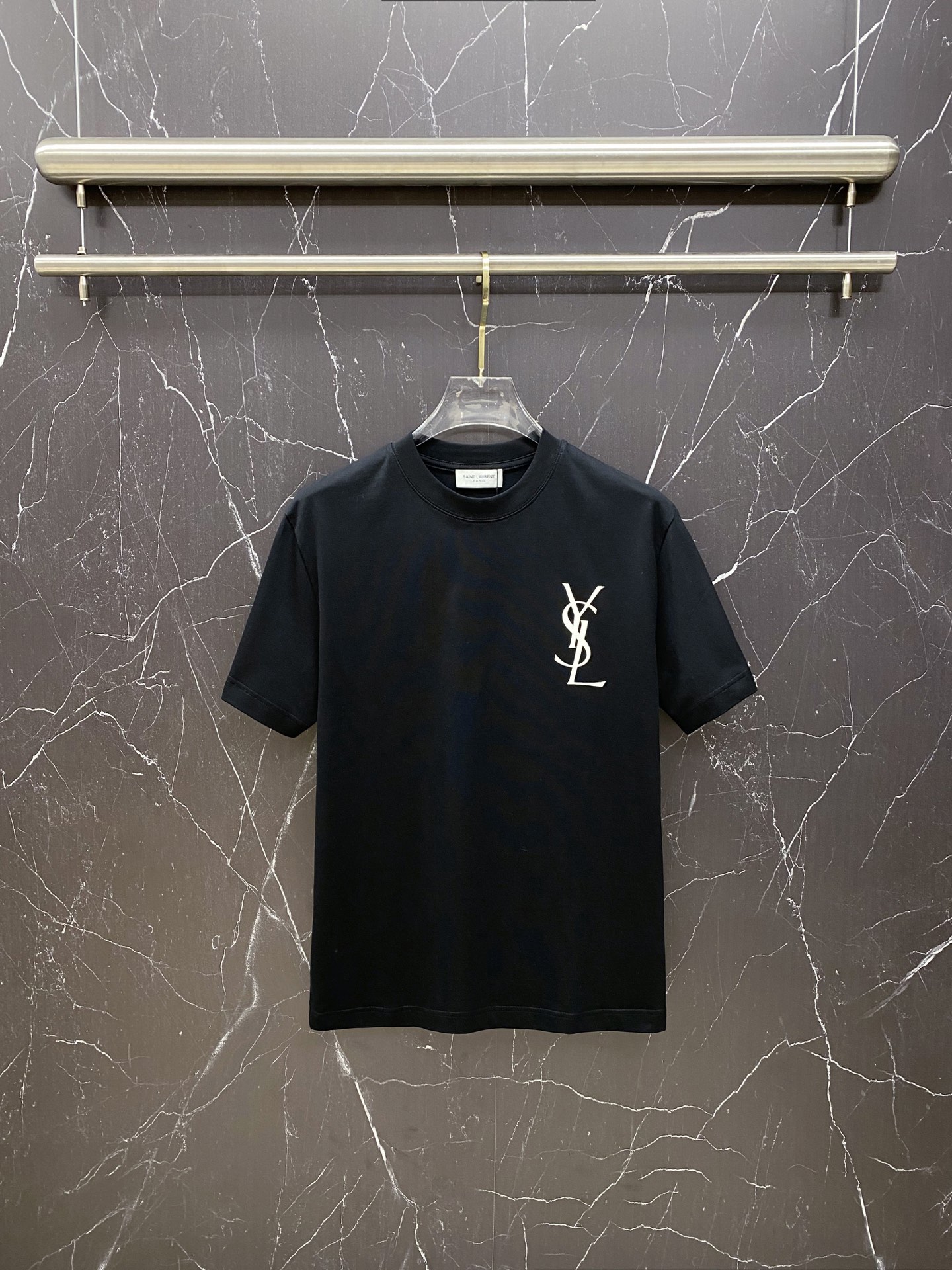 Saint Laurent Basic Clothing Cotton Black S-l-xxl