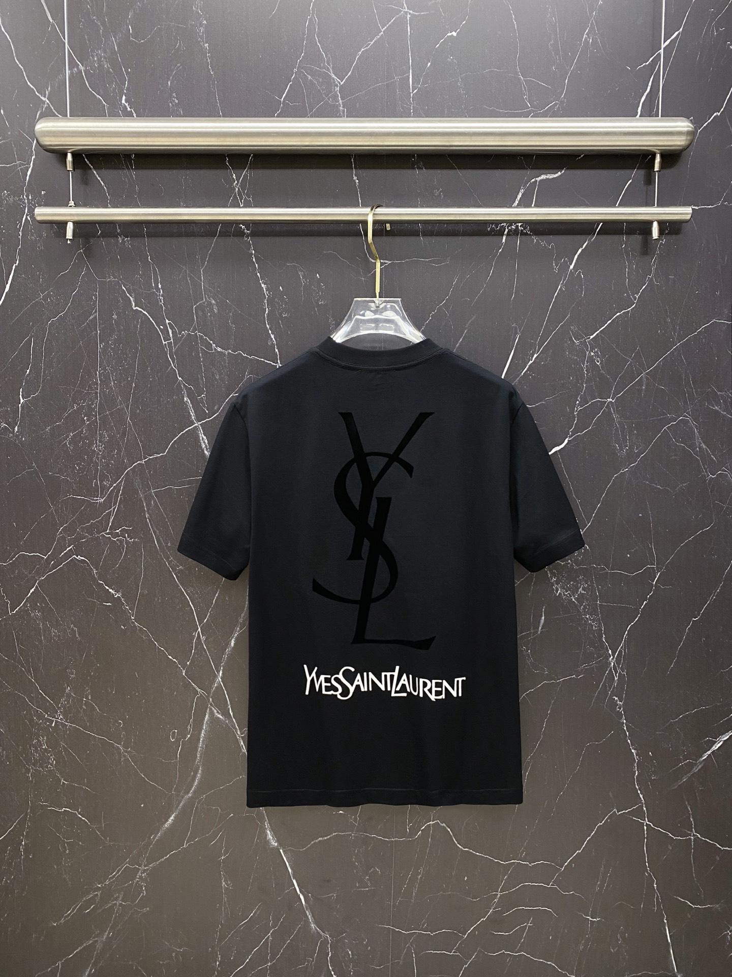 Saint Laurent Basic Clothing Cotton Black S-l-xxl