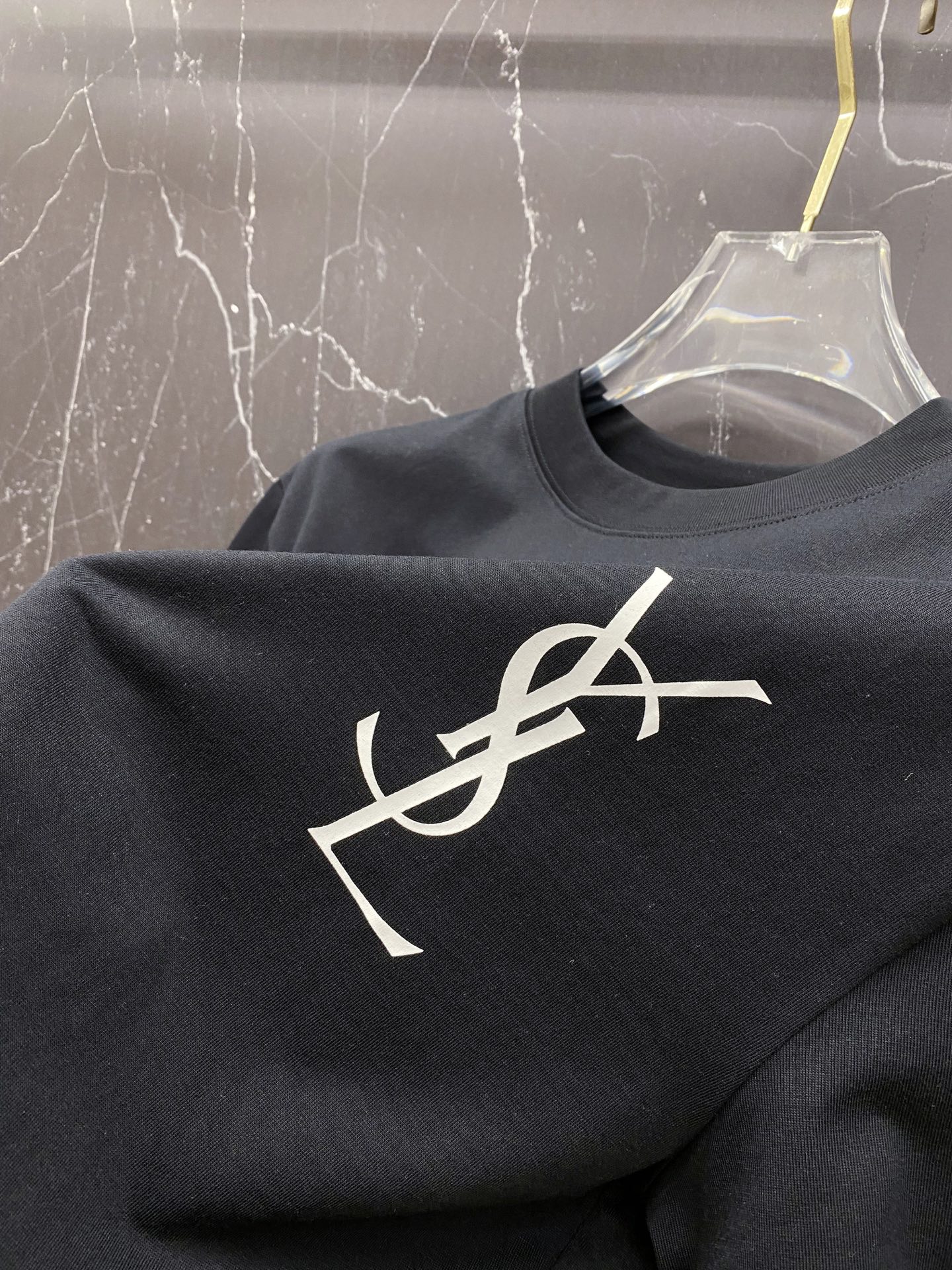 Saint Laurent Basic Clothing Cotton Black S-l-xxl