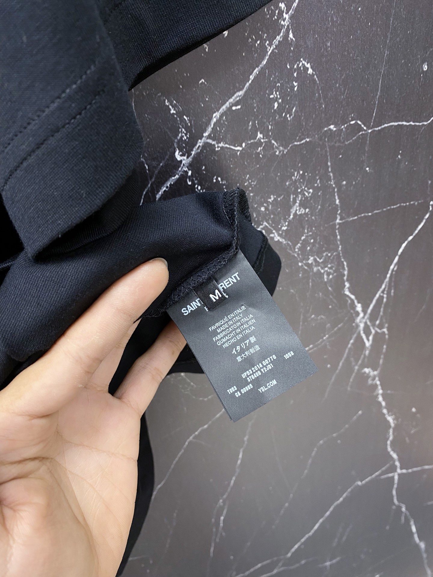 Saint Laurent Basic Clothing Cotton Black S-l-xxl