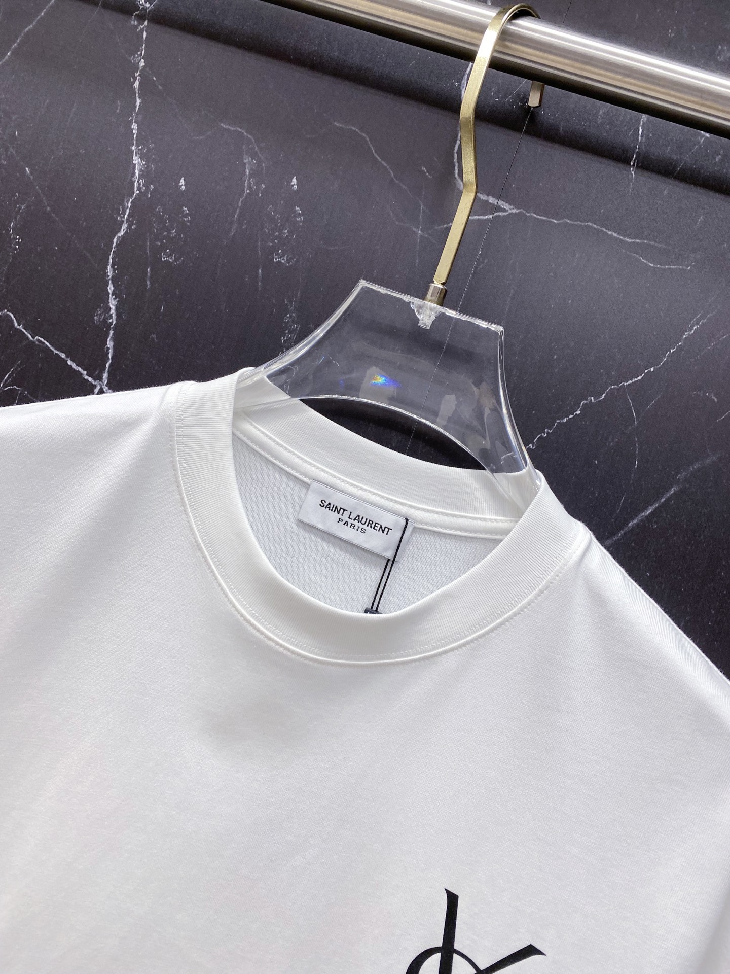 Saint Laurent Basic Clothing Cotton Black S-l-xxl