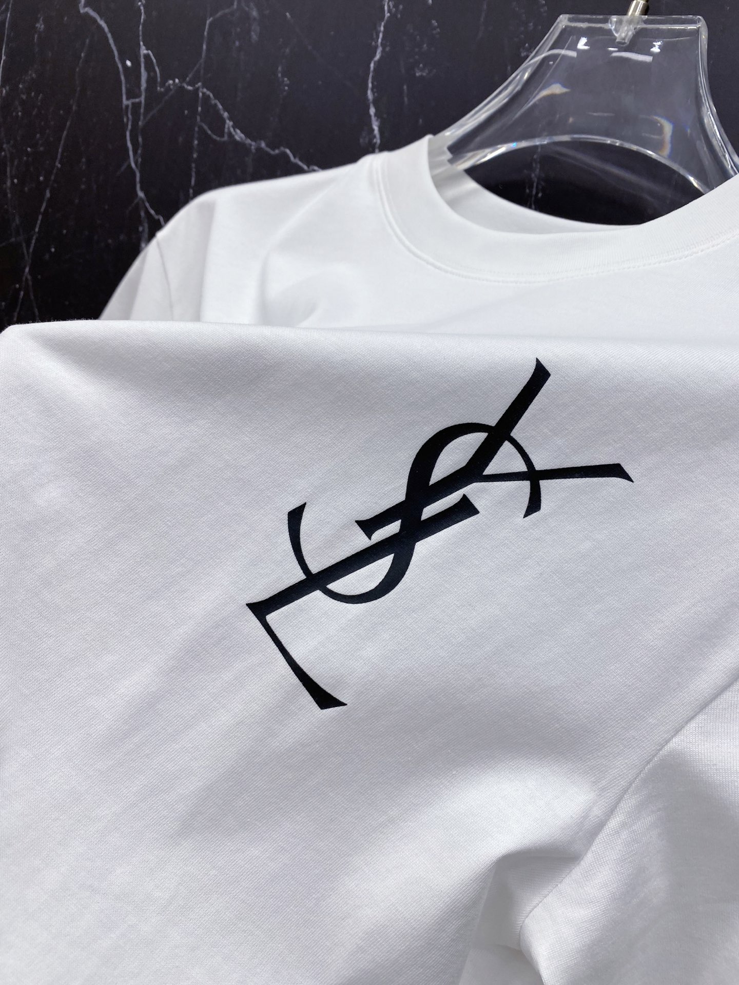 Saint Laurent Basic Clothing Cotton Black S-l-xxl