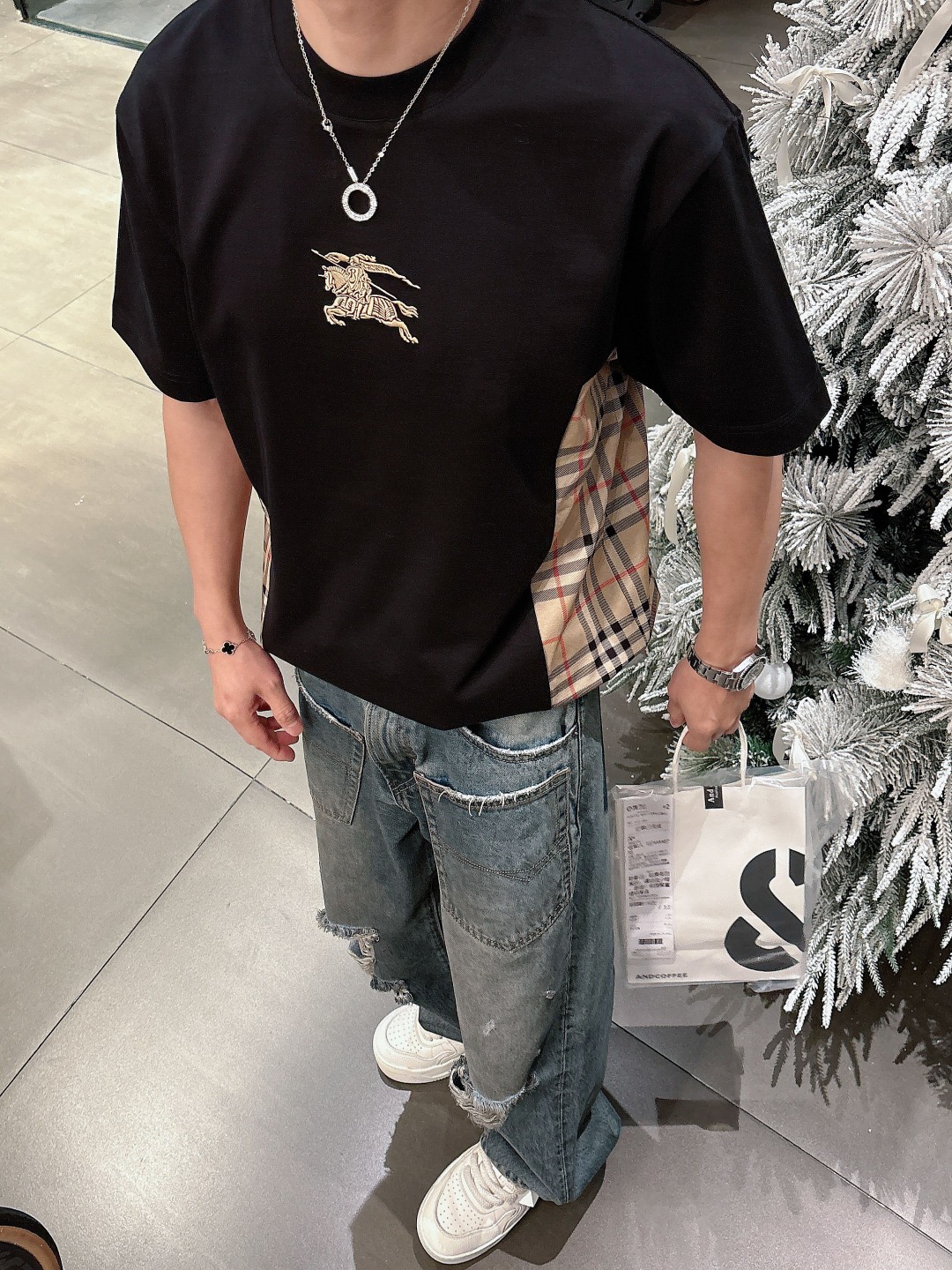 Burberry Basic Clothing S-xl