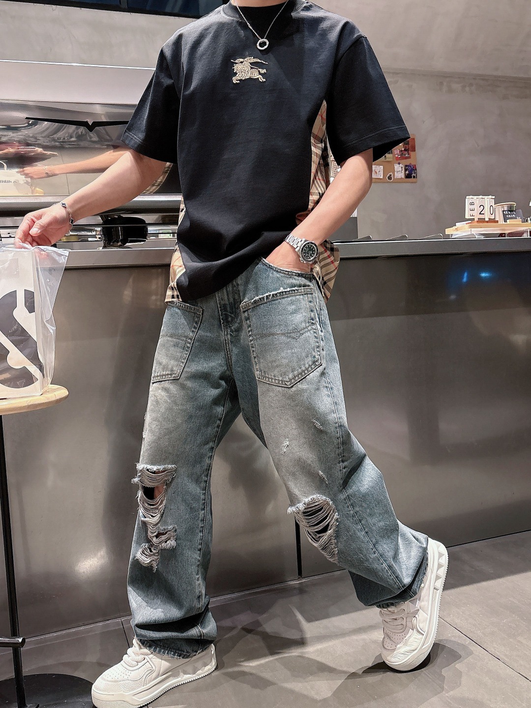 Burberry Basic Clothing S-xl