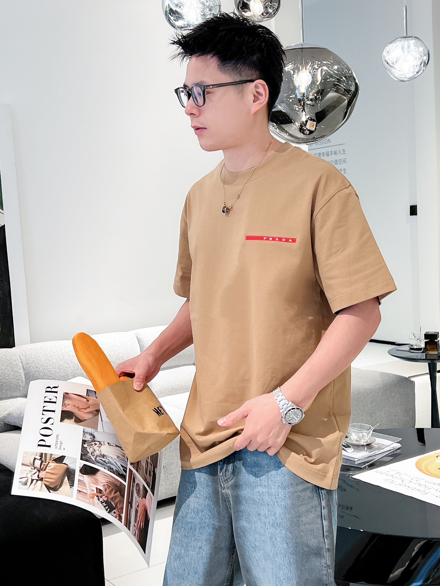 Prada Basic Clothing S-xl