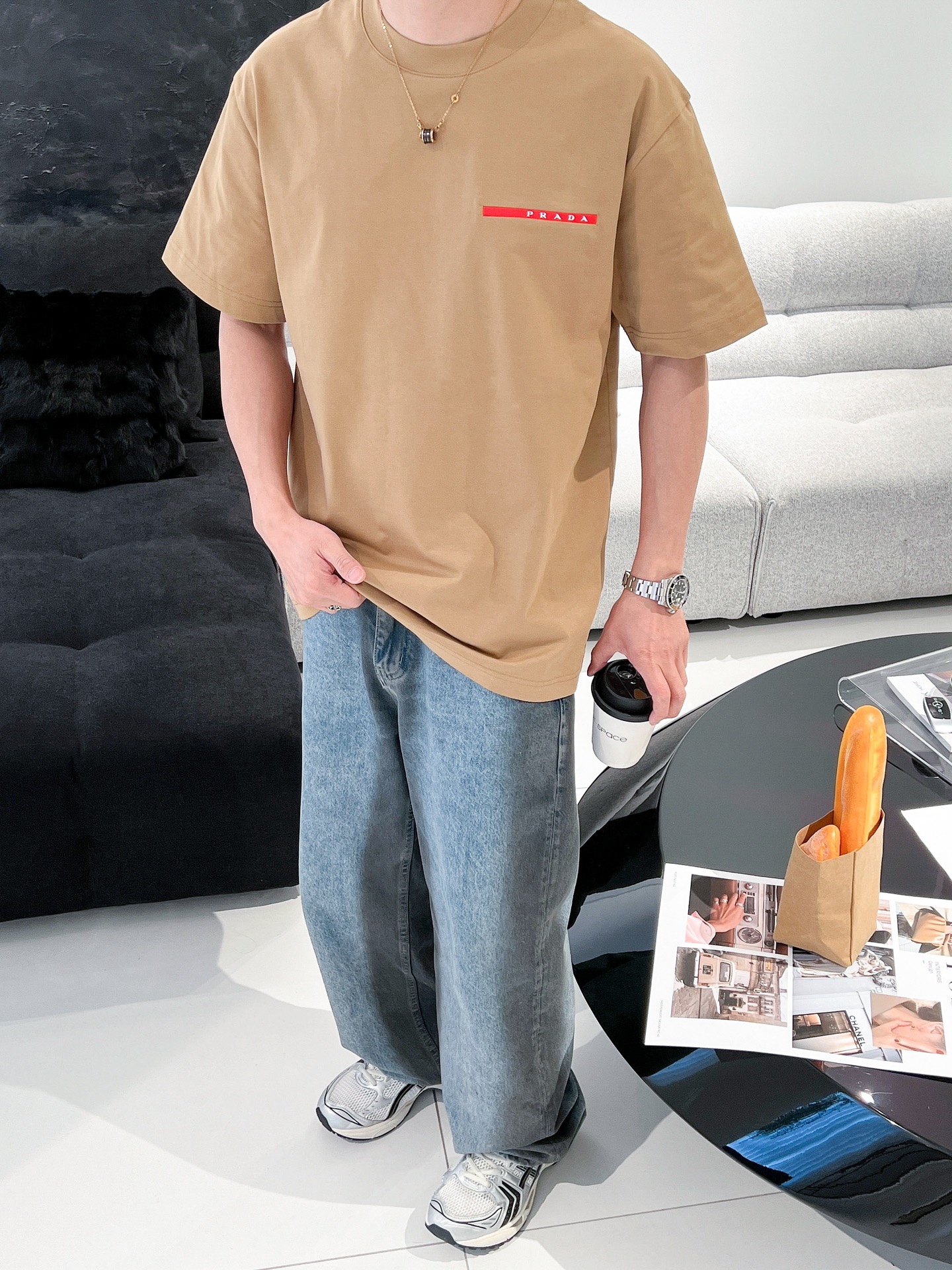 Prada Basic Clothing S-xl