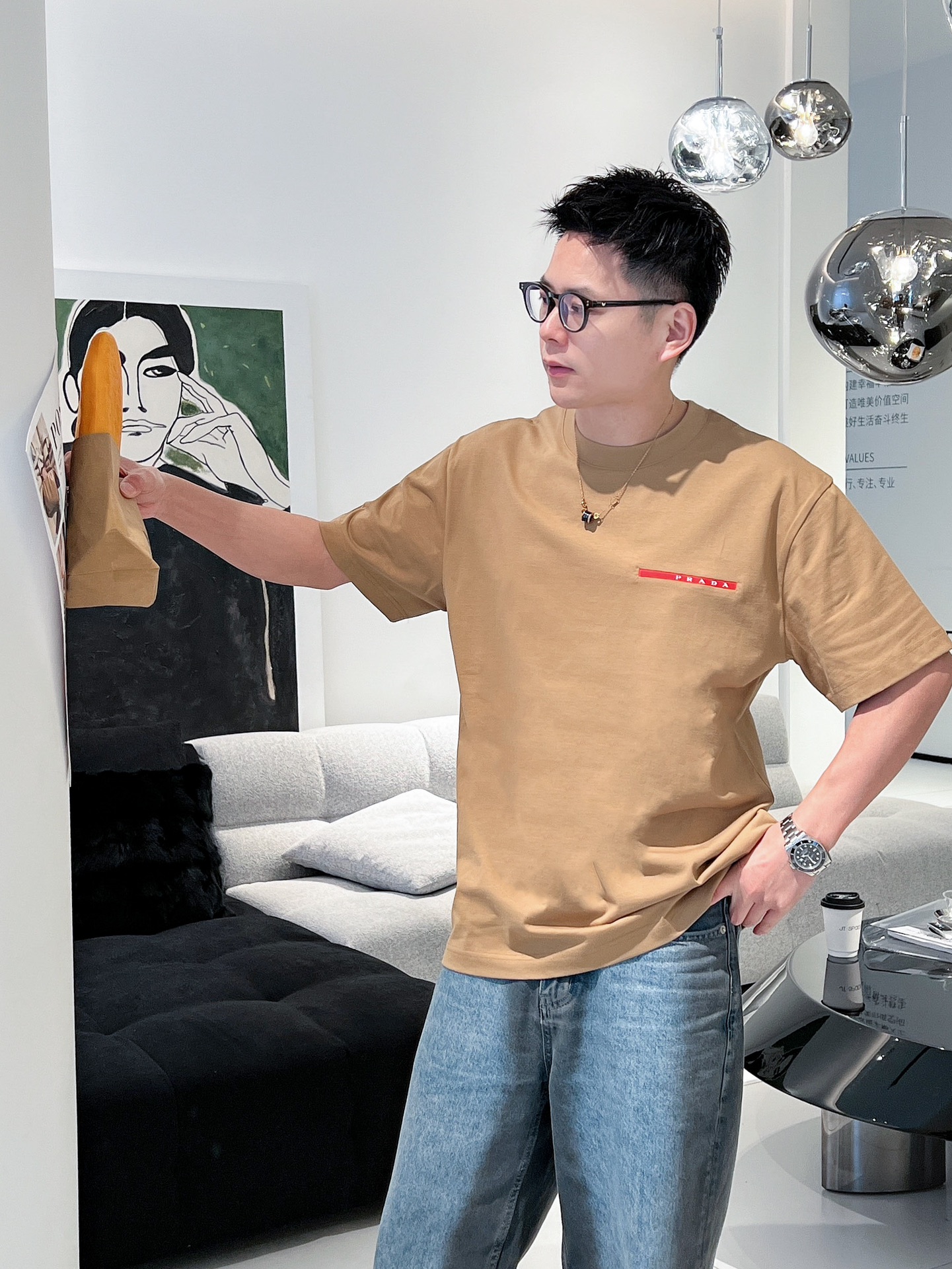 Prada Basic Clothing S-xl