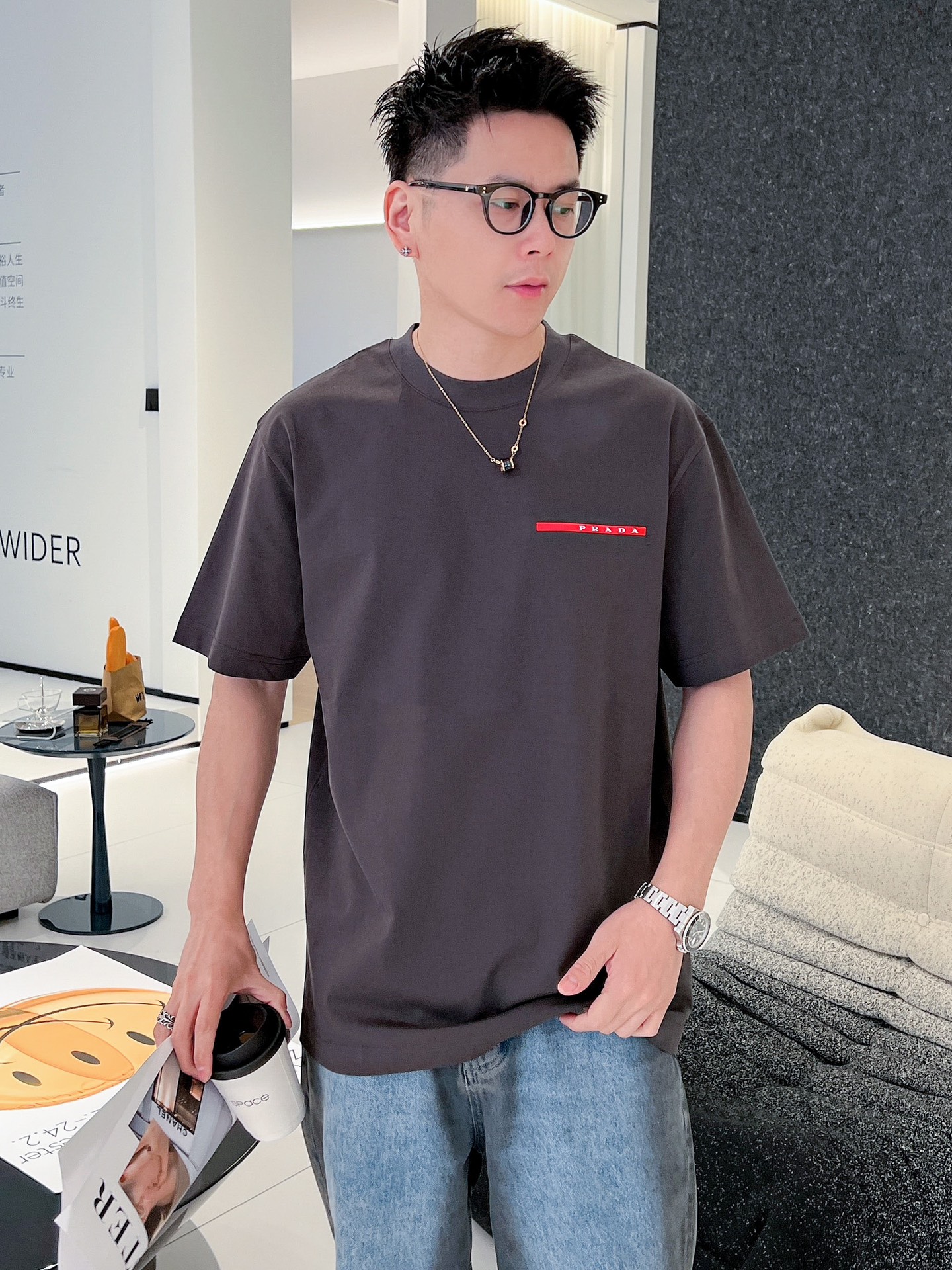 Prada Basic Clothing S-xl