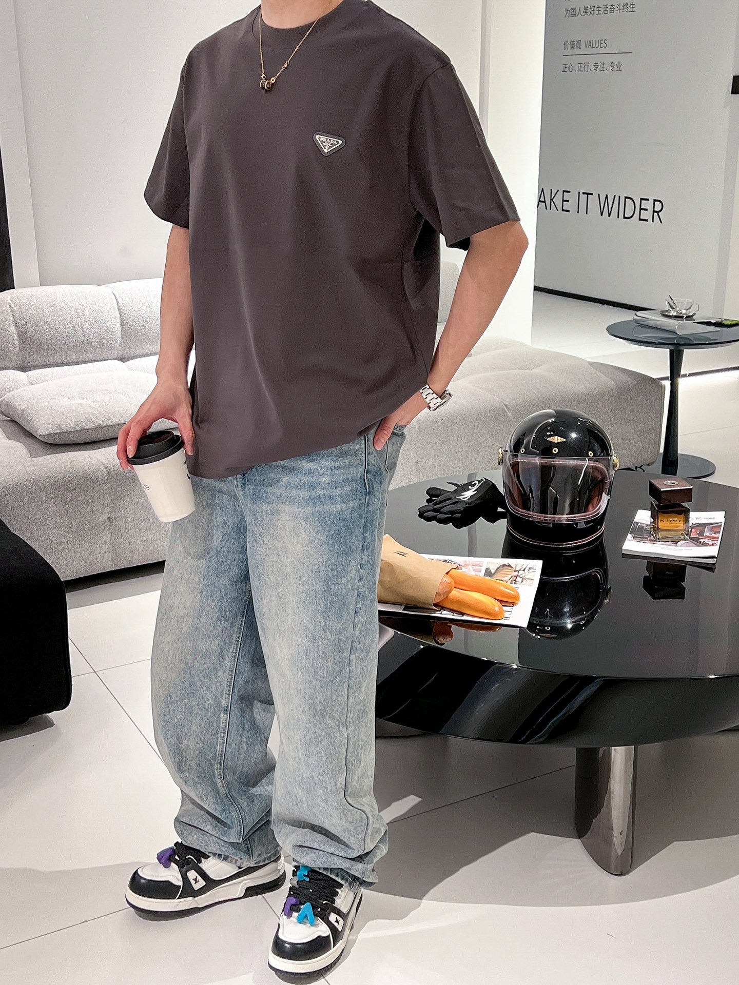 Prada Basic Clothing S-xl