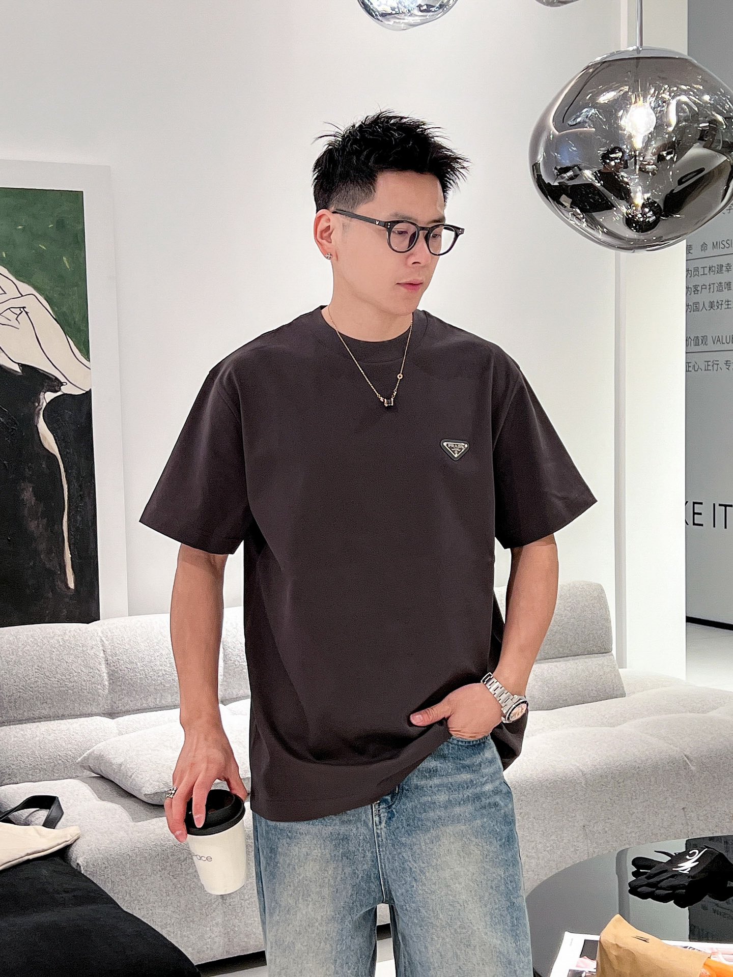 Prada Basic Clothing S-xl