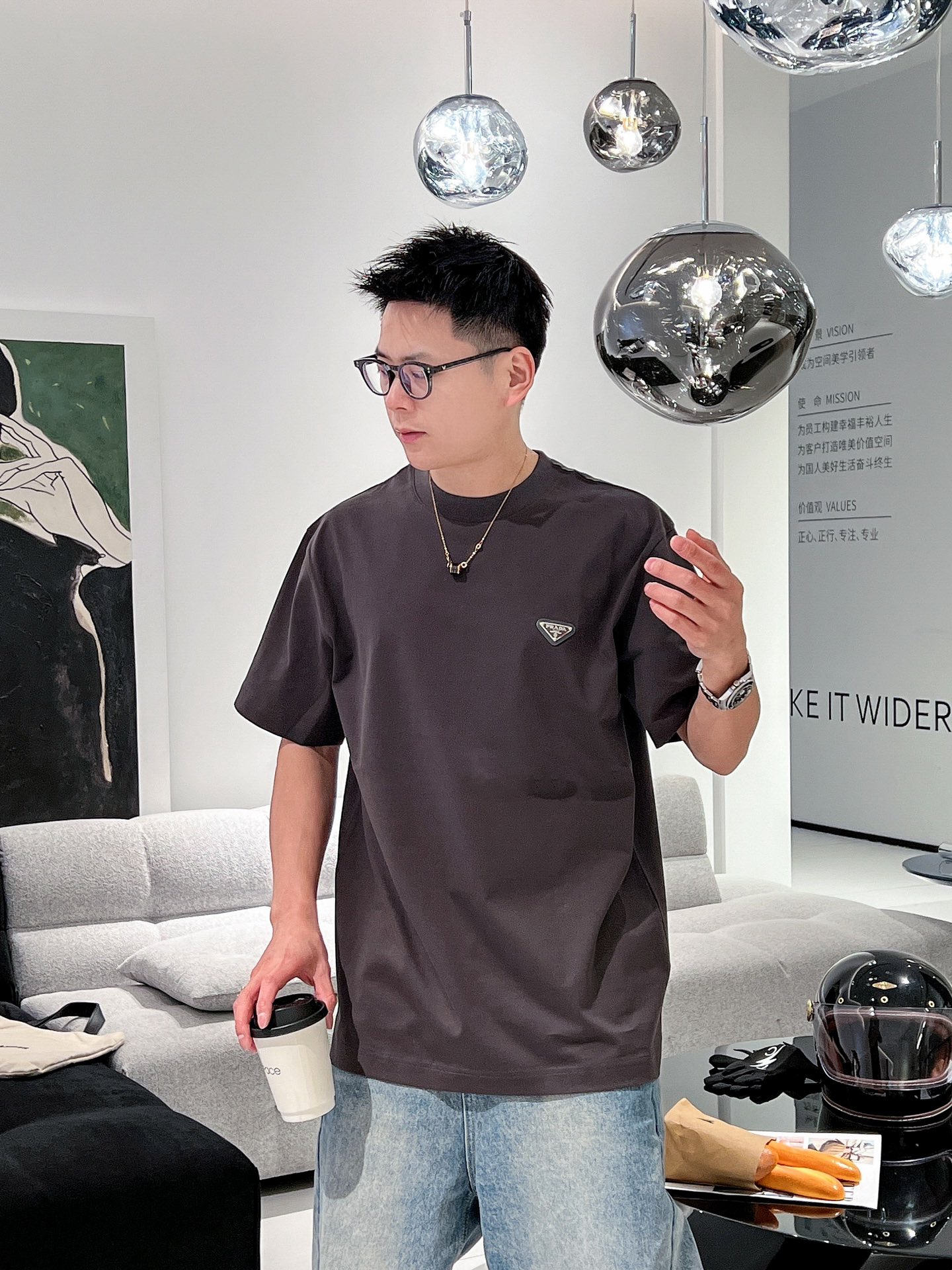 Prada Basic Clothing S-xl