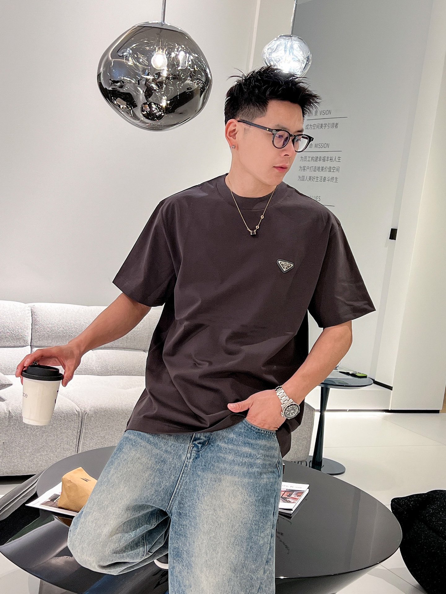 Prada Basic Clothing S-xl