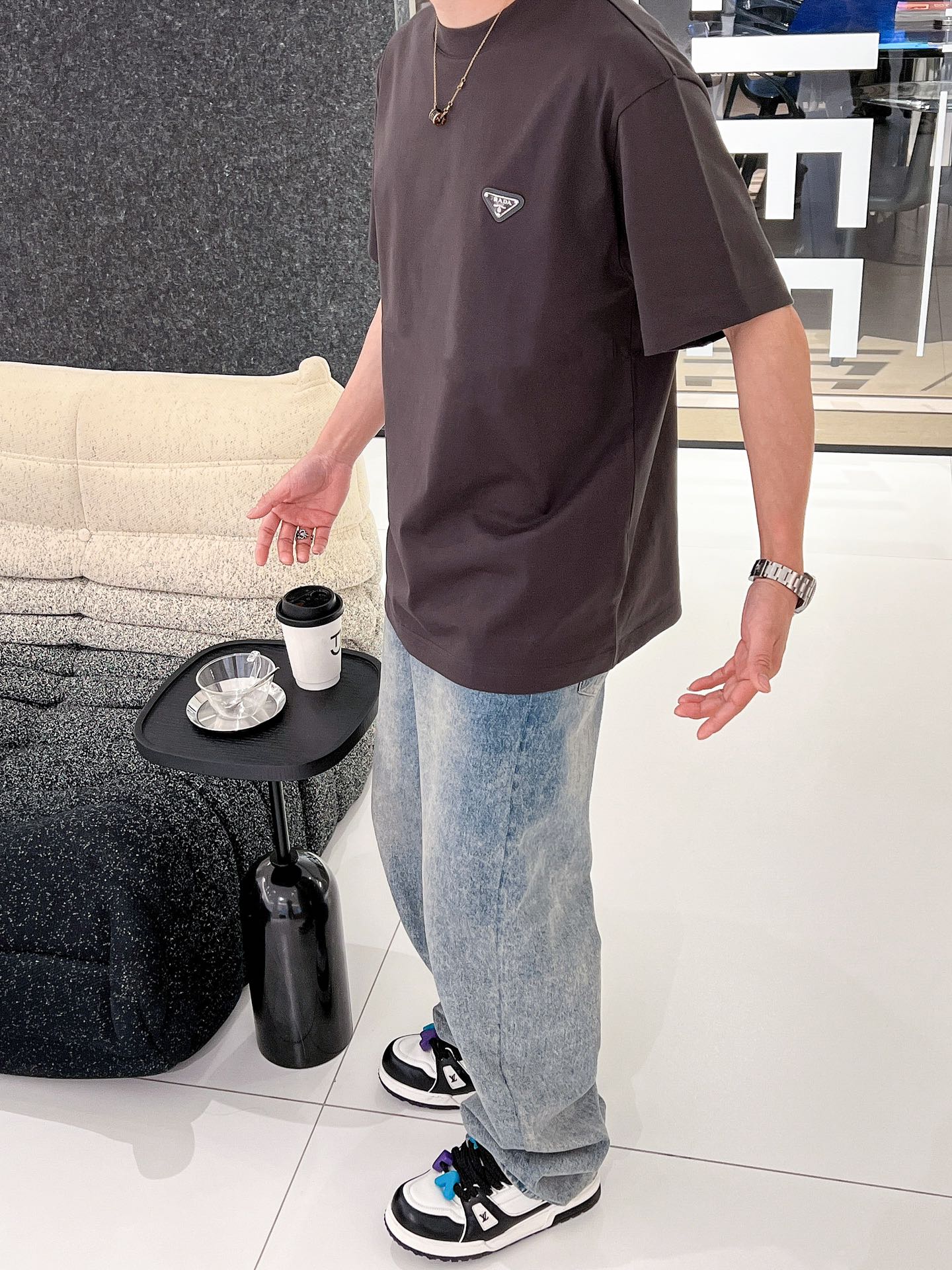 Prada Basic Clothing S-xl