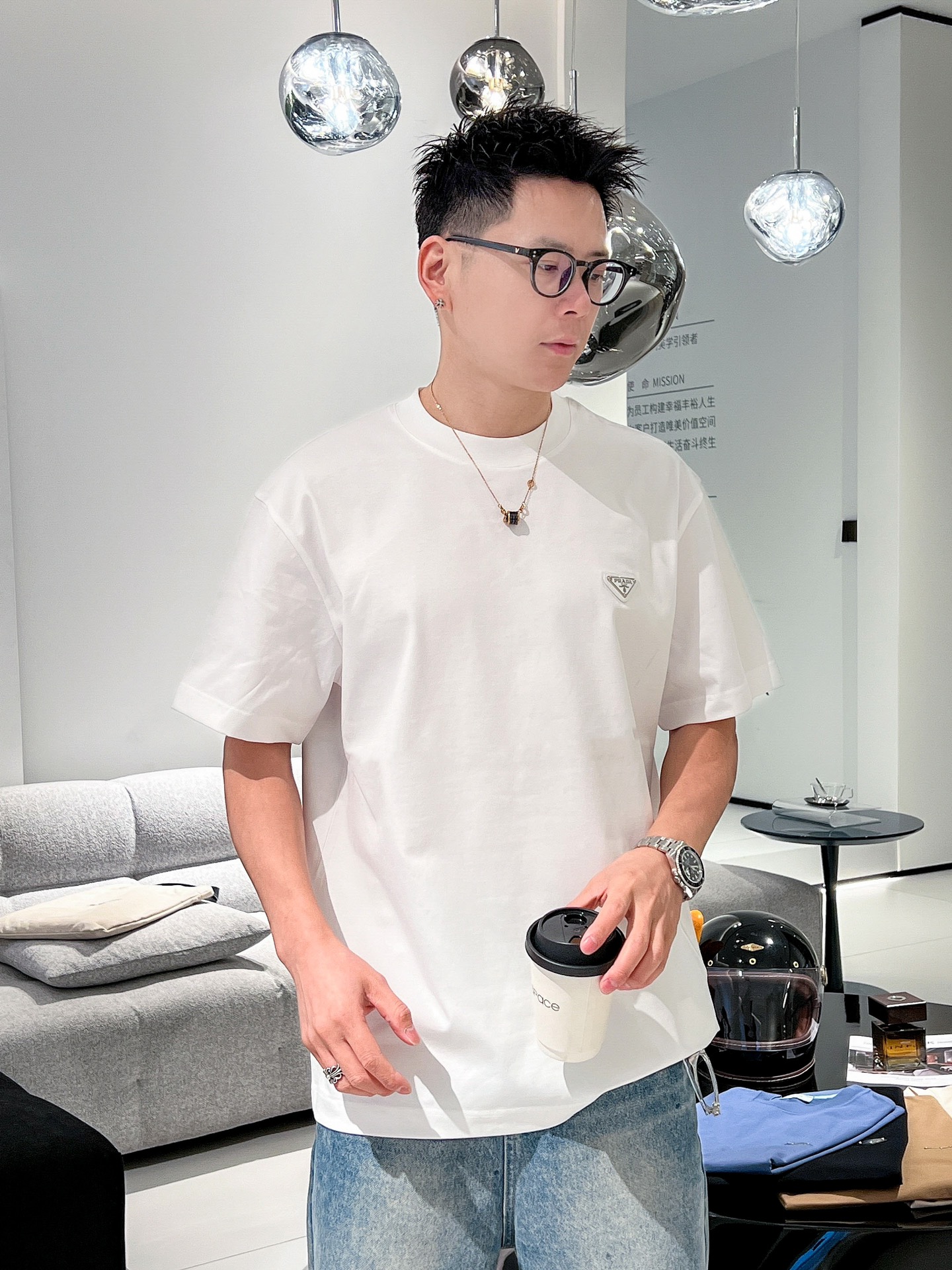 Prada Basic Clothing S-xl