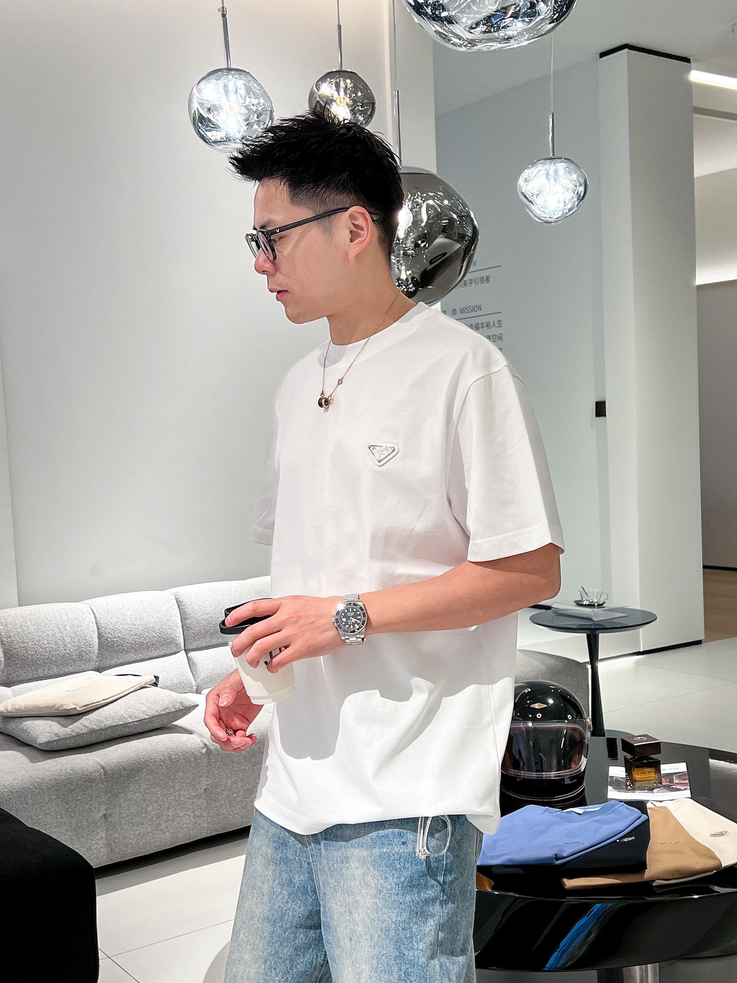 Prada Basic Clothing S-xl