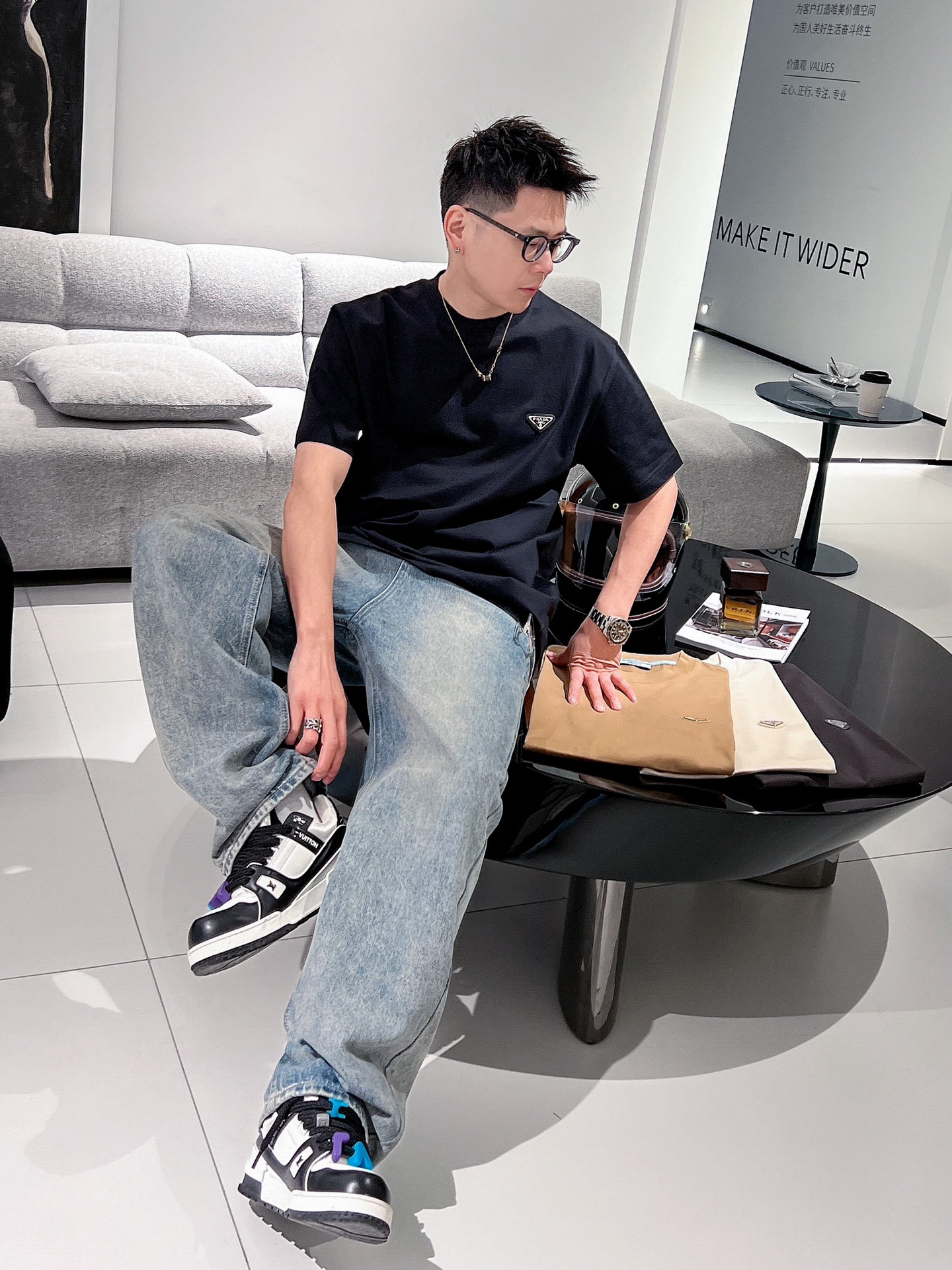 Prada Basic Clothing S-xl