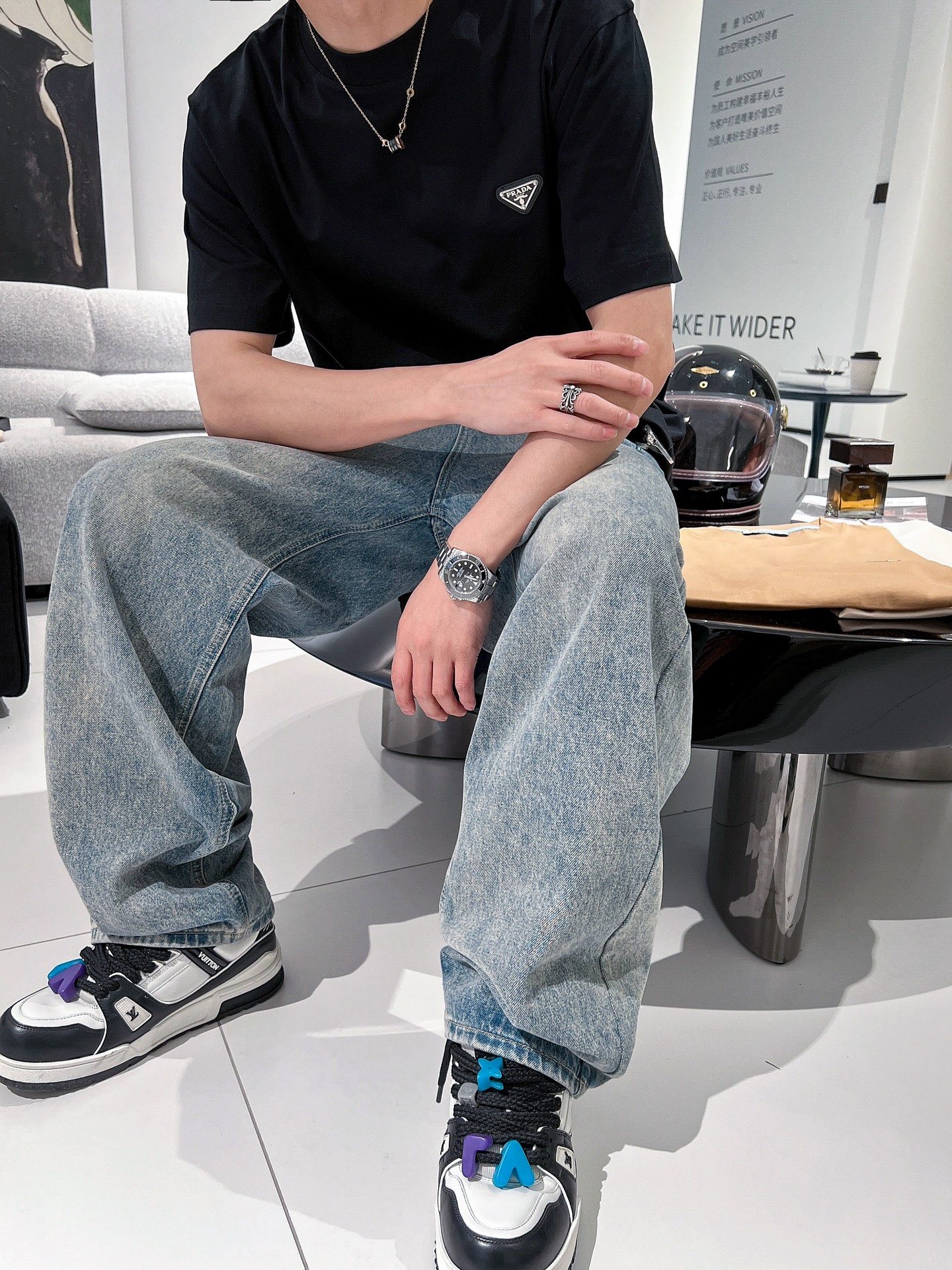 Prada Basic Clothing S-xl