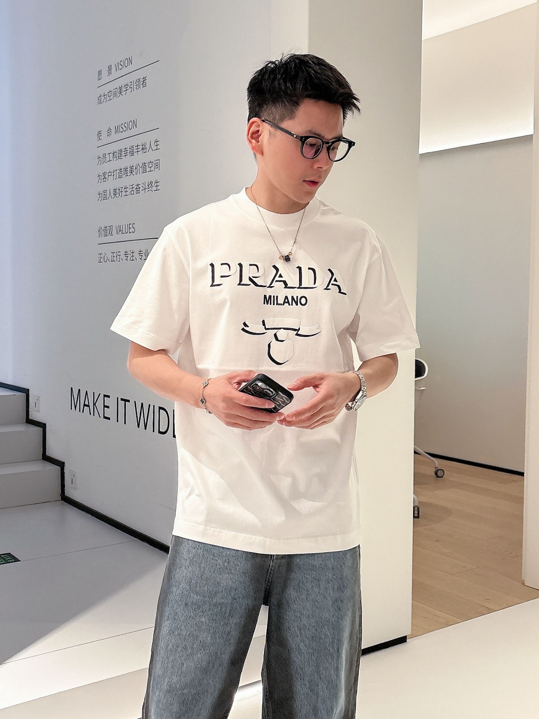Prada Basic Clothing S-xl