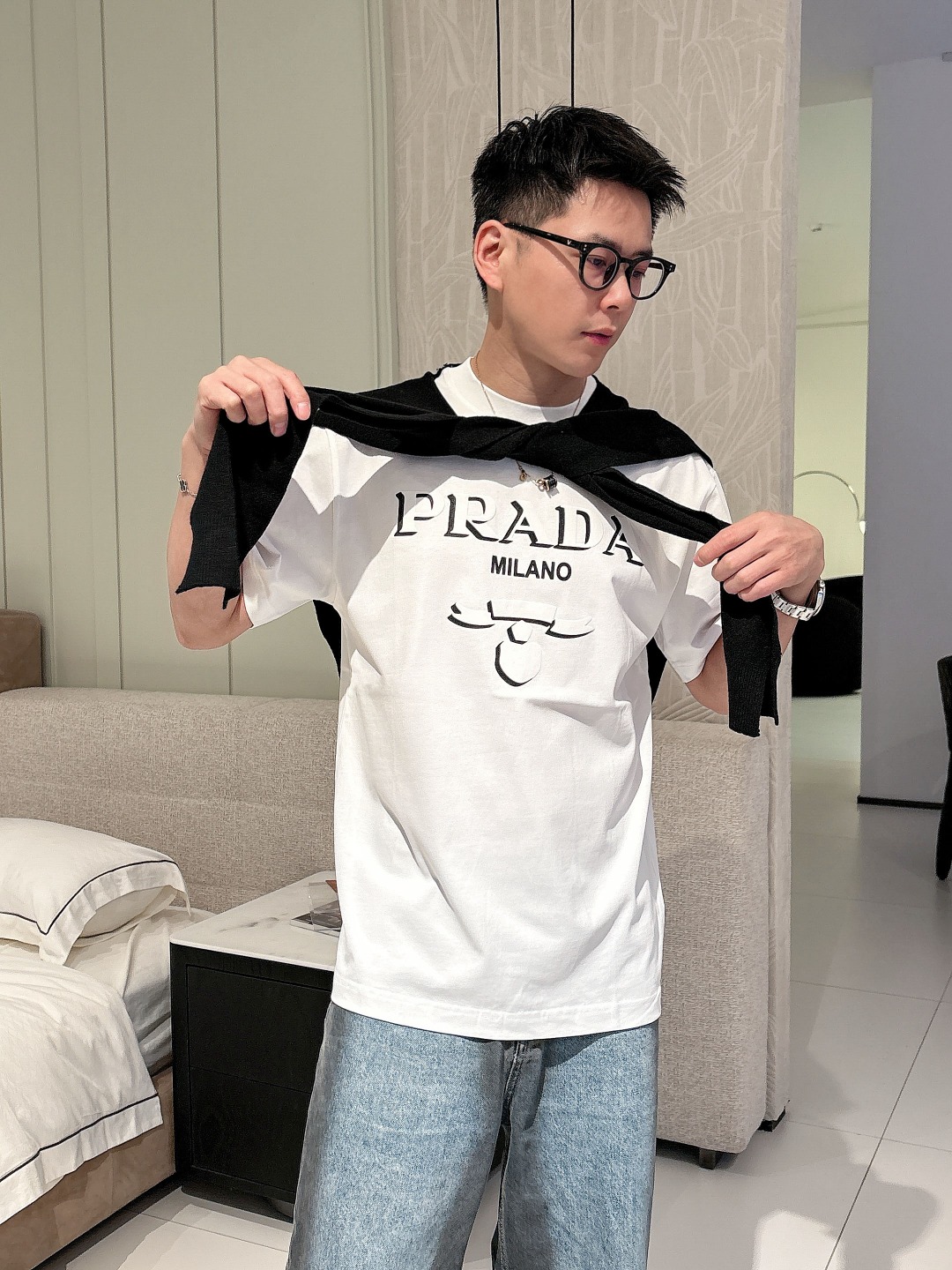 Prada Basic Clothing S-xl